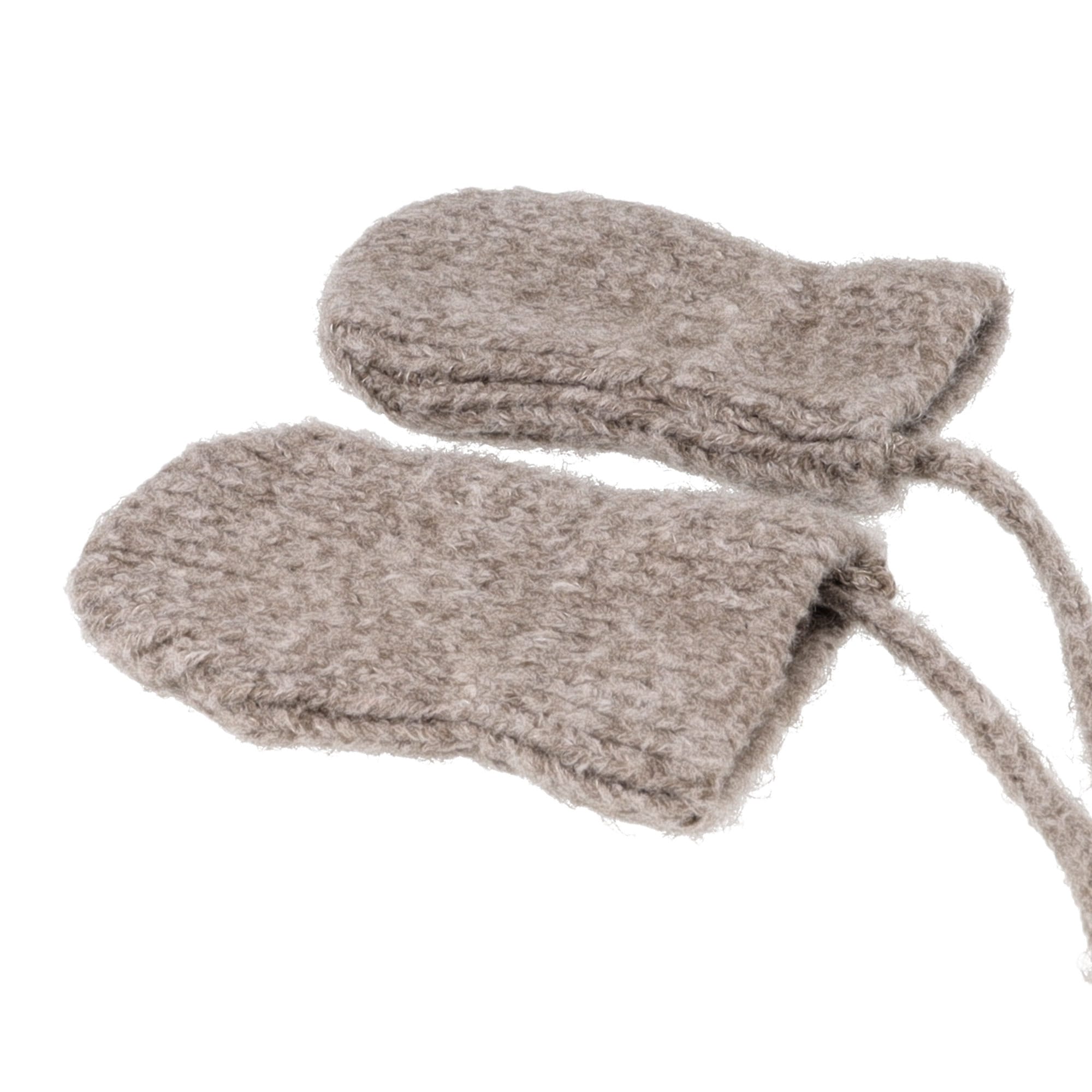 MAXIMO Fäustlinge, ohne Daumen, für Babys, mit Halteband