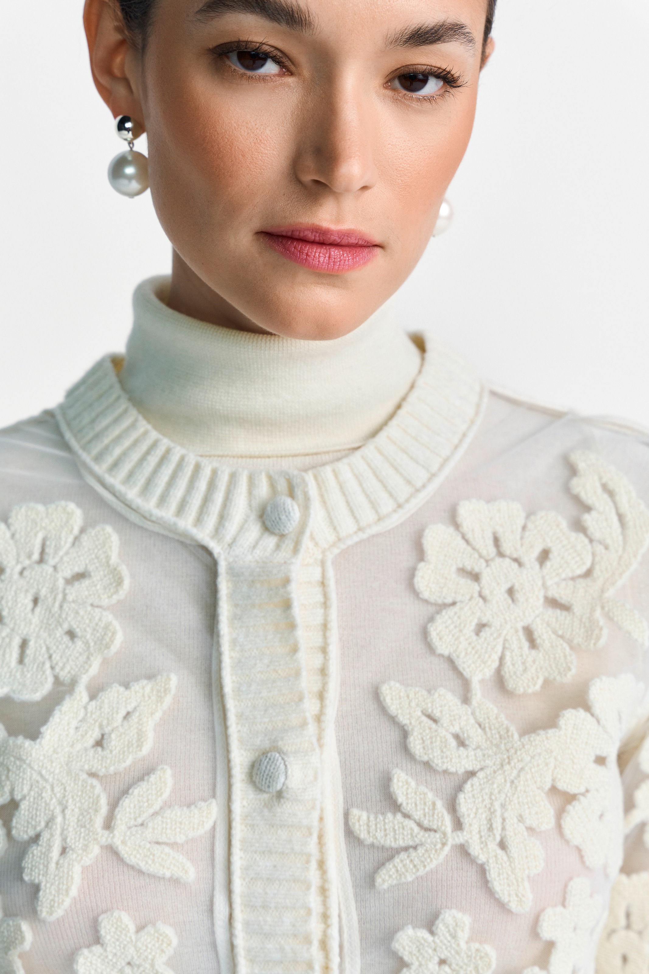 Thumbnail - RICHROYAL Cardigan mit Mesh Embro