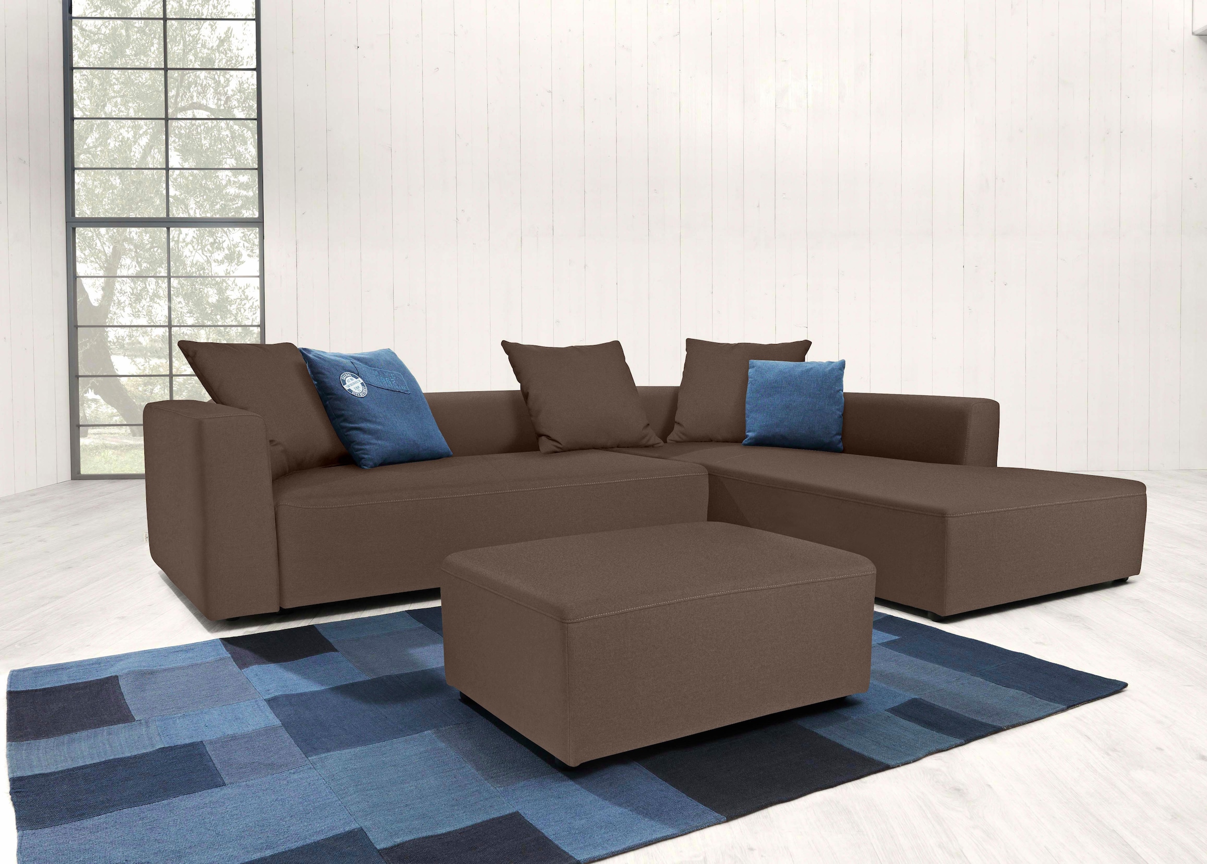 TOM TAILOR HOME Hockerbank »HEAVEN CASUAL/STYLE«, aus der COLORS COLLECTION, Breite 109 cm