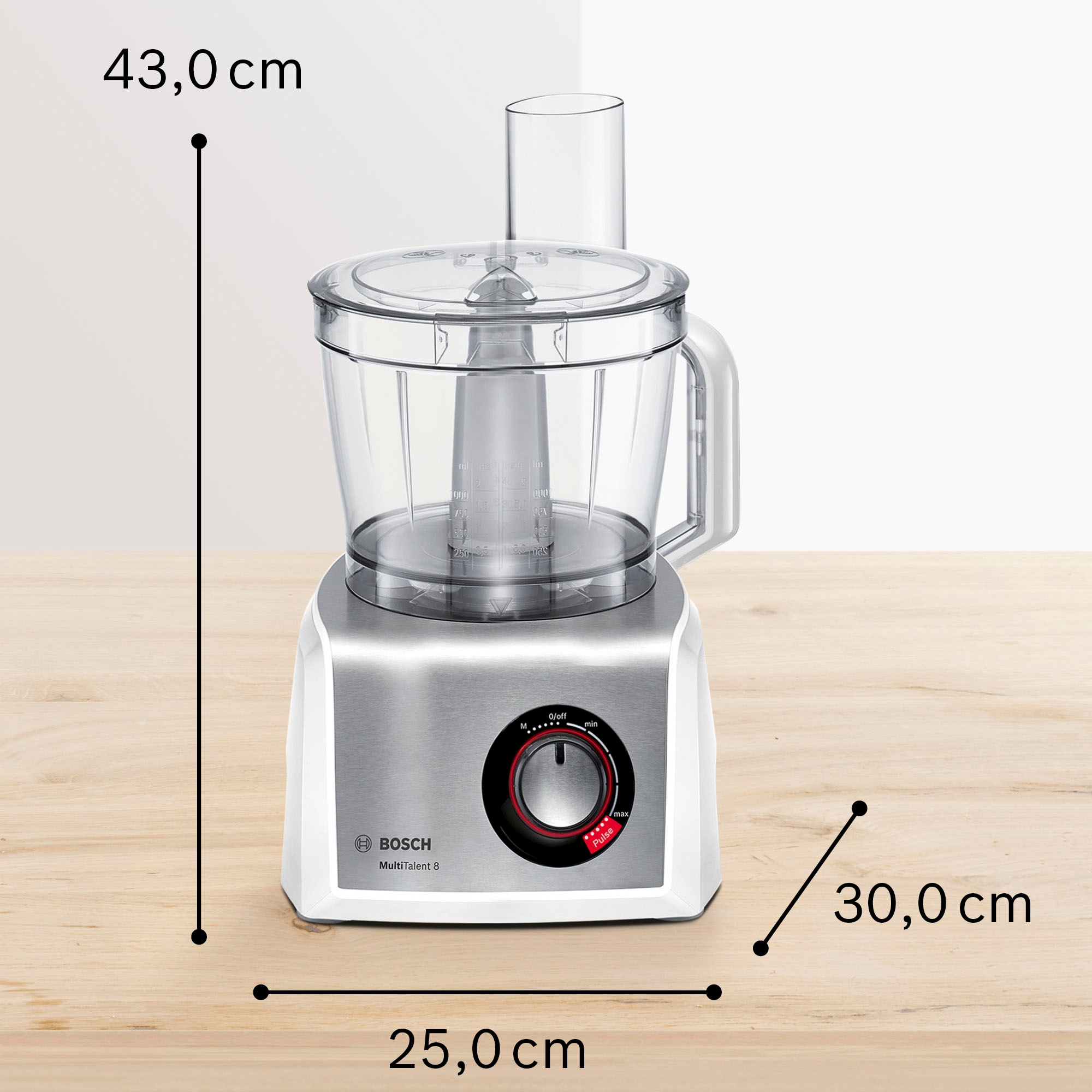 BOSCH Kompakt-Küchenmaschine Scheiben »MultiTalent Rührbesen, BAUR 3 1,5l Universalmesser, 8 Mixaufsatz, 3,9l Schüssel, per | Raten MC812S814«