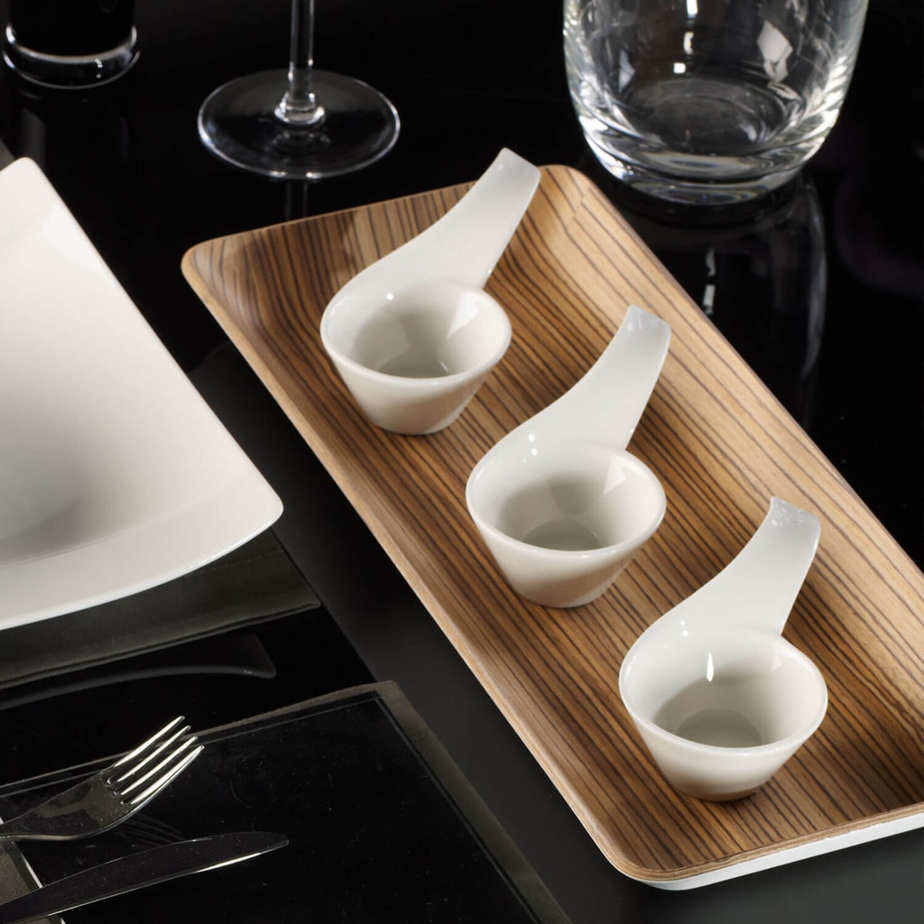Villeroy & Boch Dipschale »Dipschälchen NewWave 40 ml 4er Set weiß«