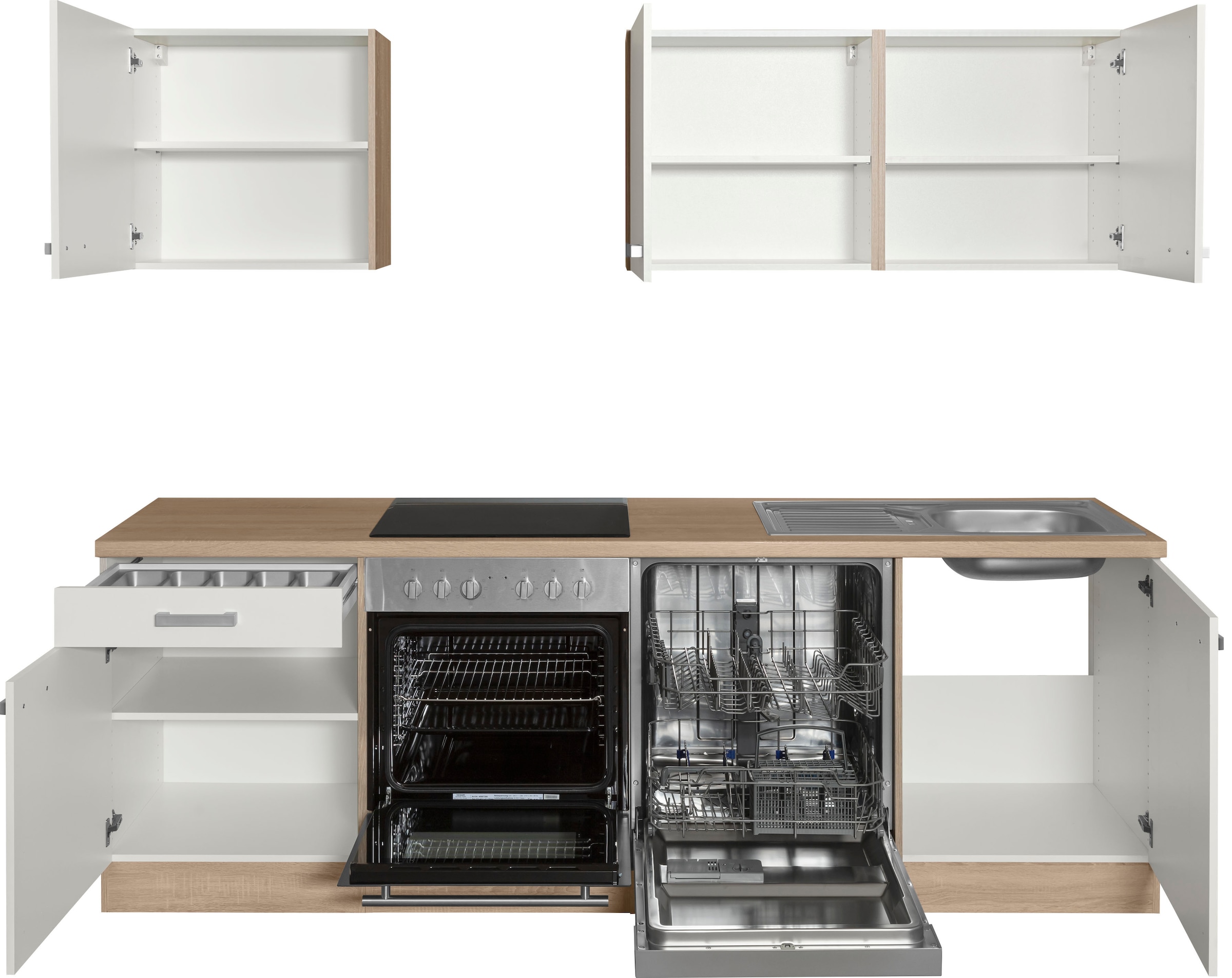 OPTIFIT Küchenzeile »Leer«, kaufen 240 HANSEATIC der BAUR Elektrogeräte inkl. Marke | cm breit