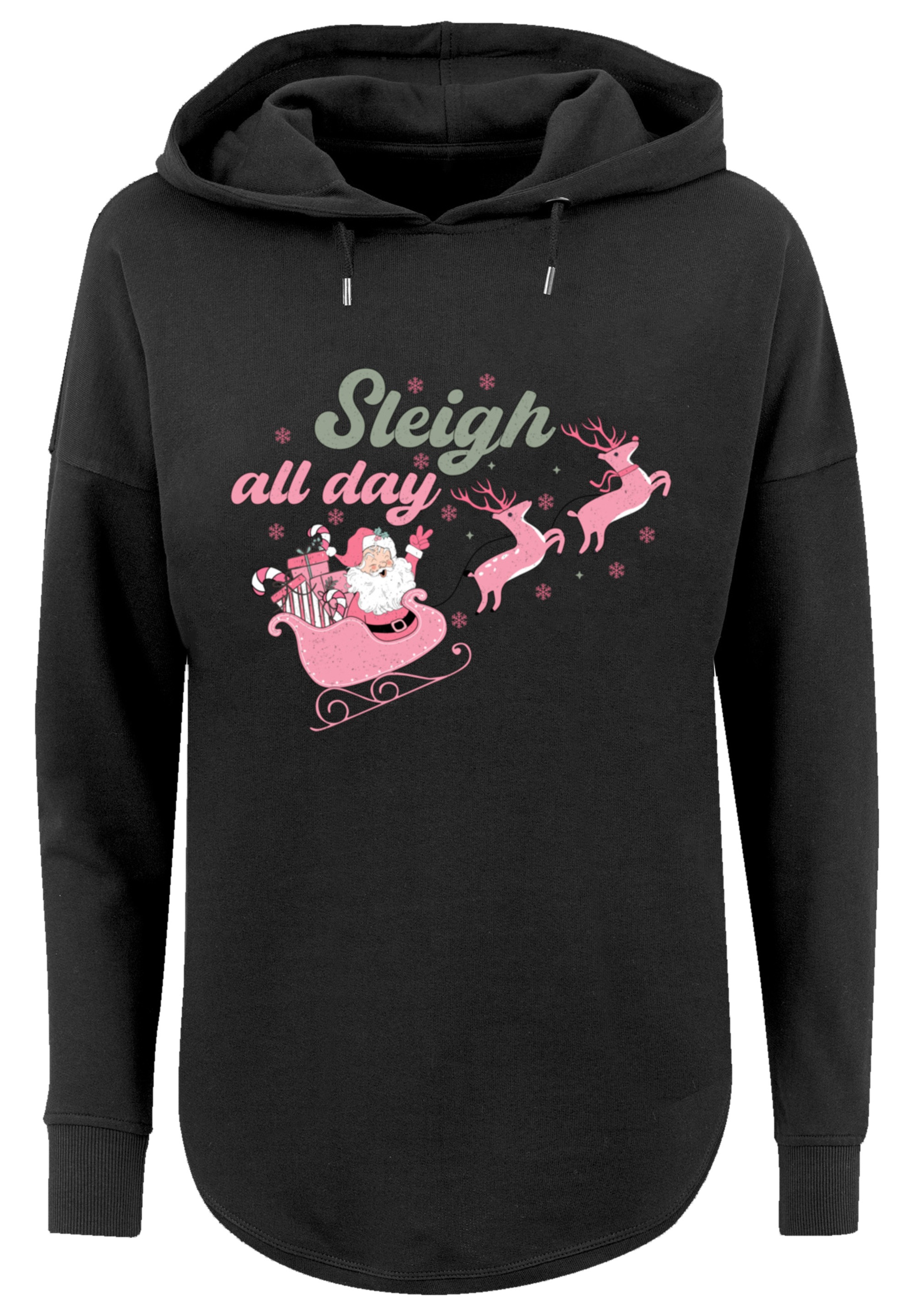 F4NT4STIC Kapuzenpullover »Sleigh all day Santas Reindeers«, Premium Qualität, Weihnachts-Kollection