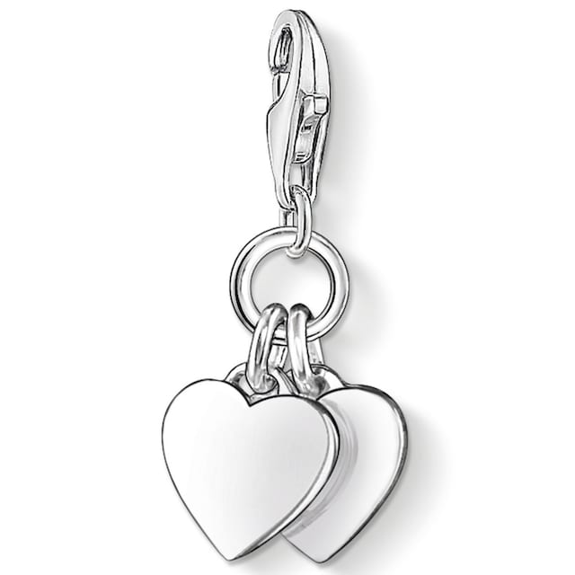 THOMAS SABO Charm-Einhänger »Zwei Herzen, 0836-001-12« für kaufen | BAUR