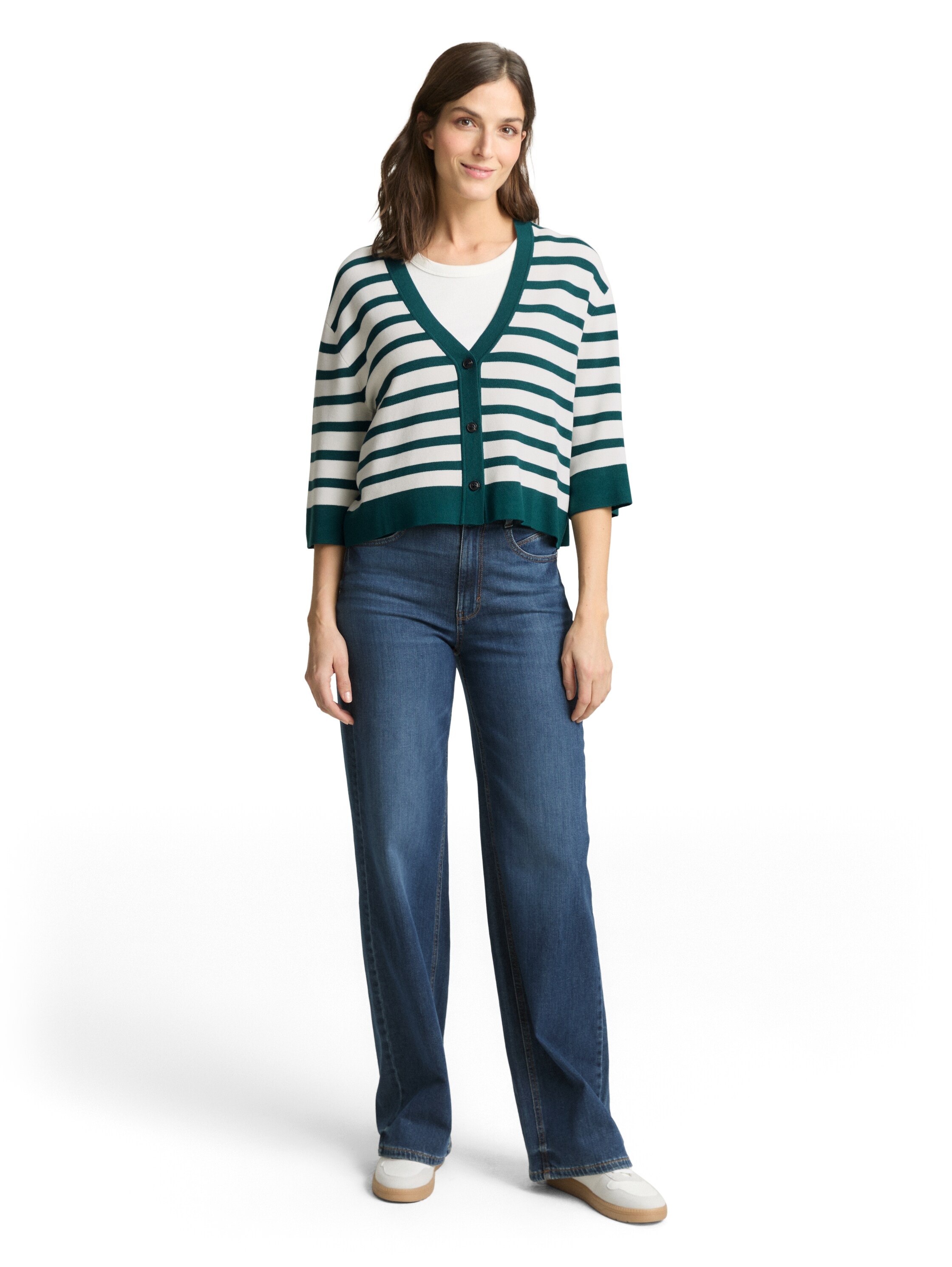 TOM TAILOR Cardigan mit Streifen Muster