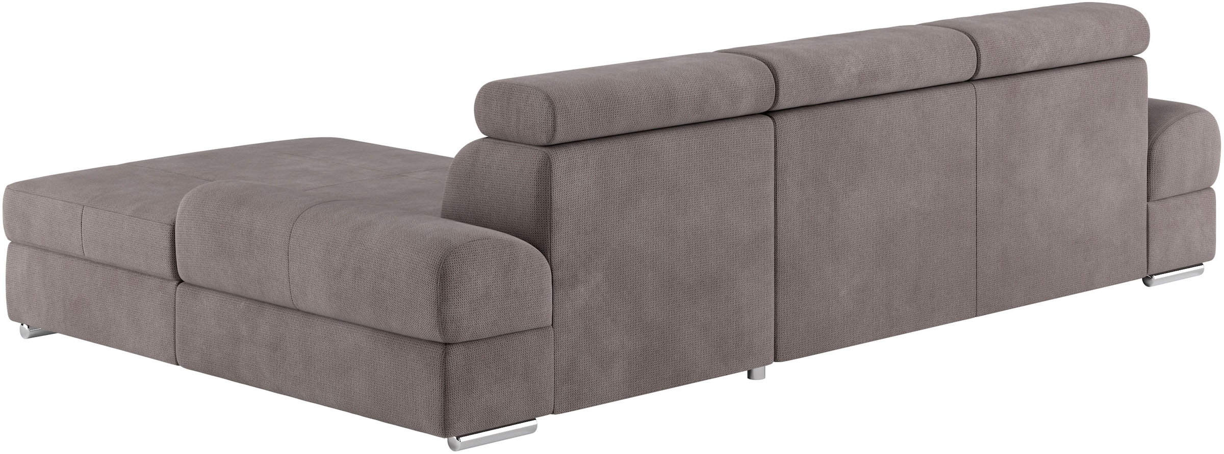 sit&more Ecksofa »Broadway L-Form«, inklusive Kopfteilverstellung, wahlweise mit Bettfunktion