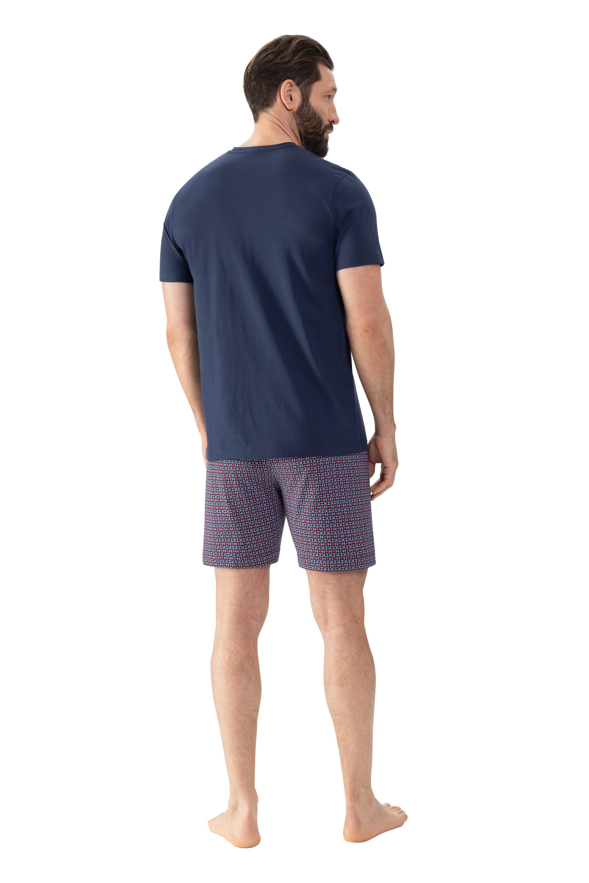 Mey Shorty »RED TILE«, Kurzarm-Shirt mit Brusttasche