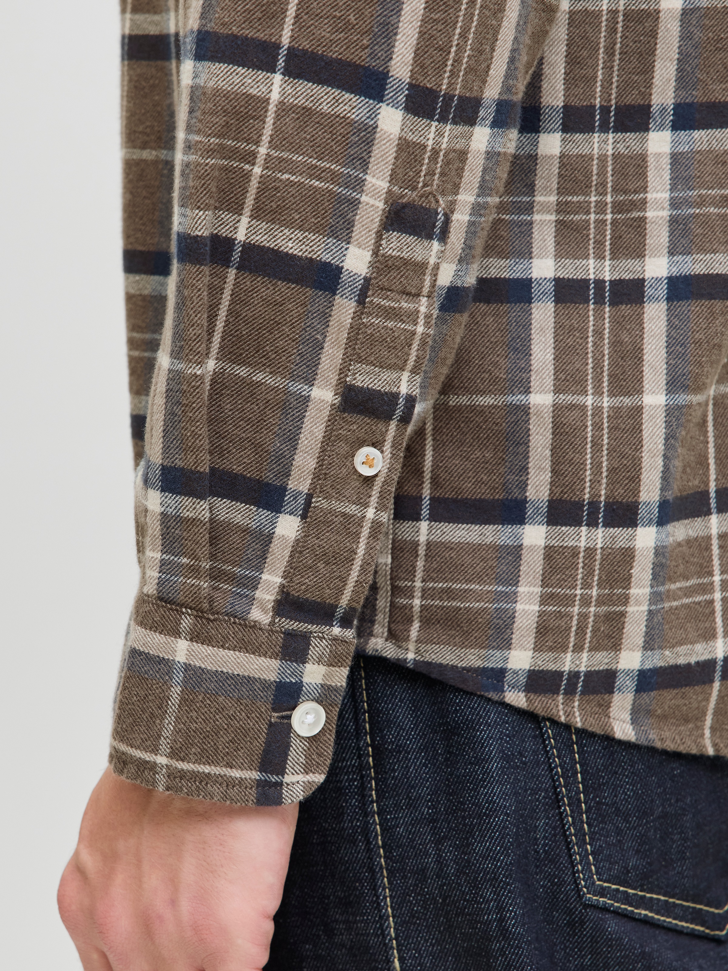 Thumbnail - Jack & Jones Langarmhemd "JJECLASSIC FLANNEL CHECK SHIRT LS SN"