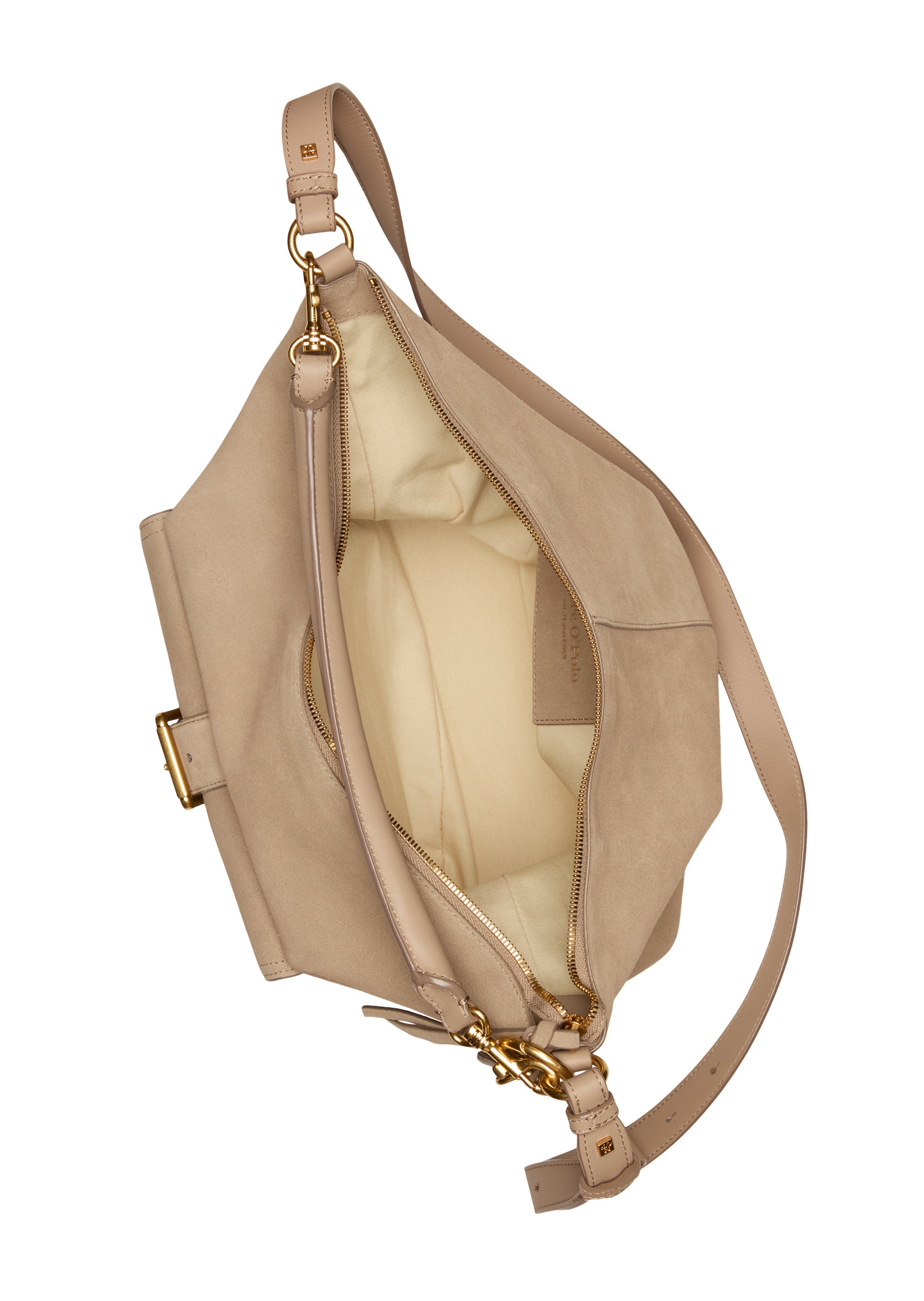 Marc O'Polo Umhängetasche »aus softem Velours-Rindleder«