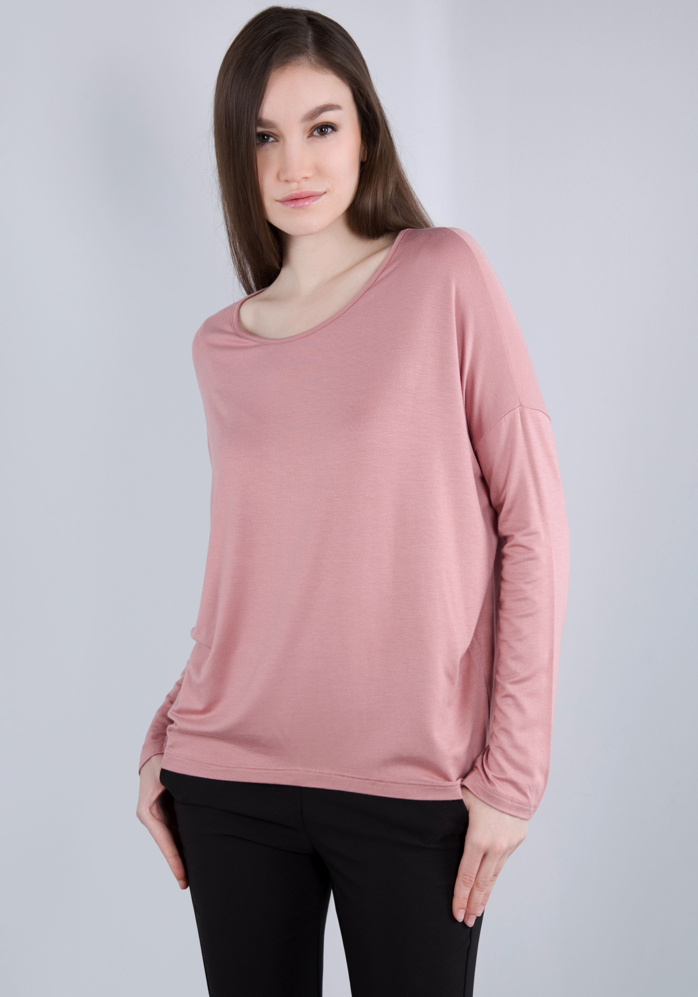 IMPERIAL Langarmshirt, in lässiger "O - Shape" Form