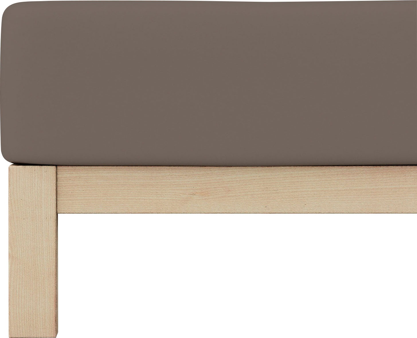 Schlafgut Spannbettlaken »PURE Bio-Baumwolle mit Elasthan, dehnbar blickdicht, straff, Bettlaken«, PREMIUM Laken für Matratzen bis 30cm Höhe, in 90x200, 140x200, 180x200