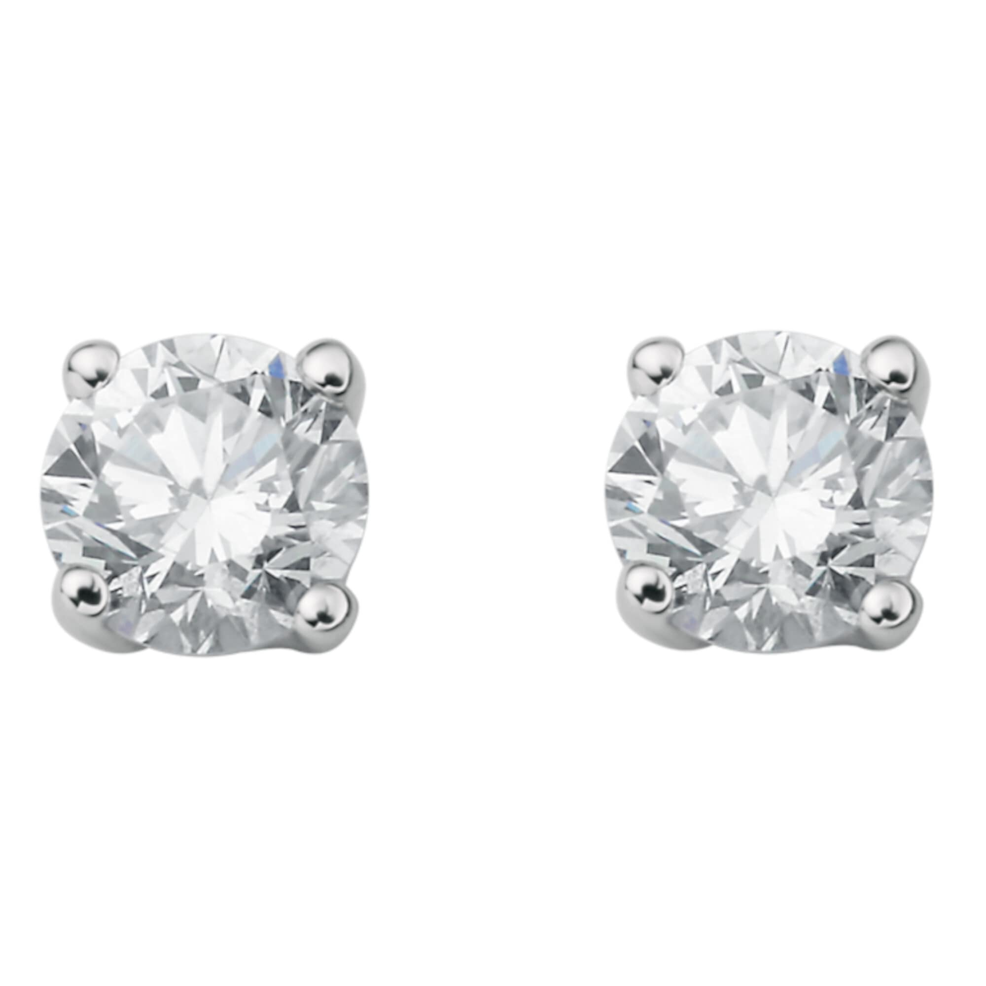ONE ELEMENT Paar Ohrhänger »0.30 ct Diamant Brillant Ohrringe Ohrstecker aus 950 Platin«, Damen Platin Schmuck