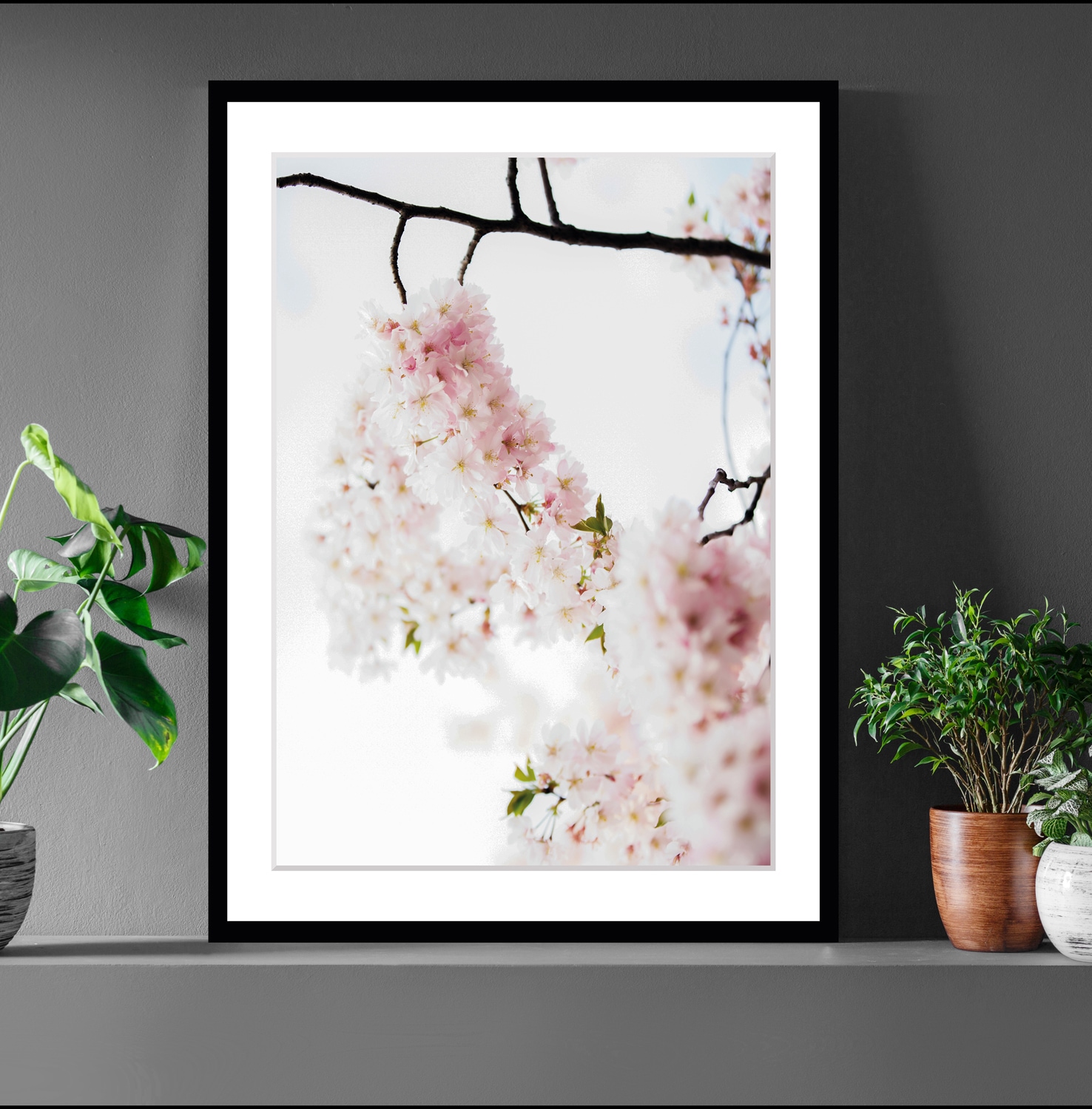 queence Bild "Lilly", Blumen, Blumen, gerahmt günstig online kaufen