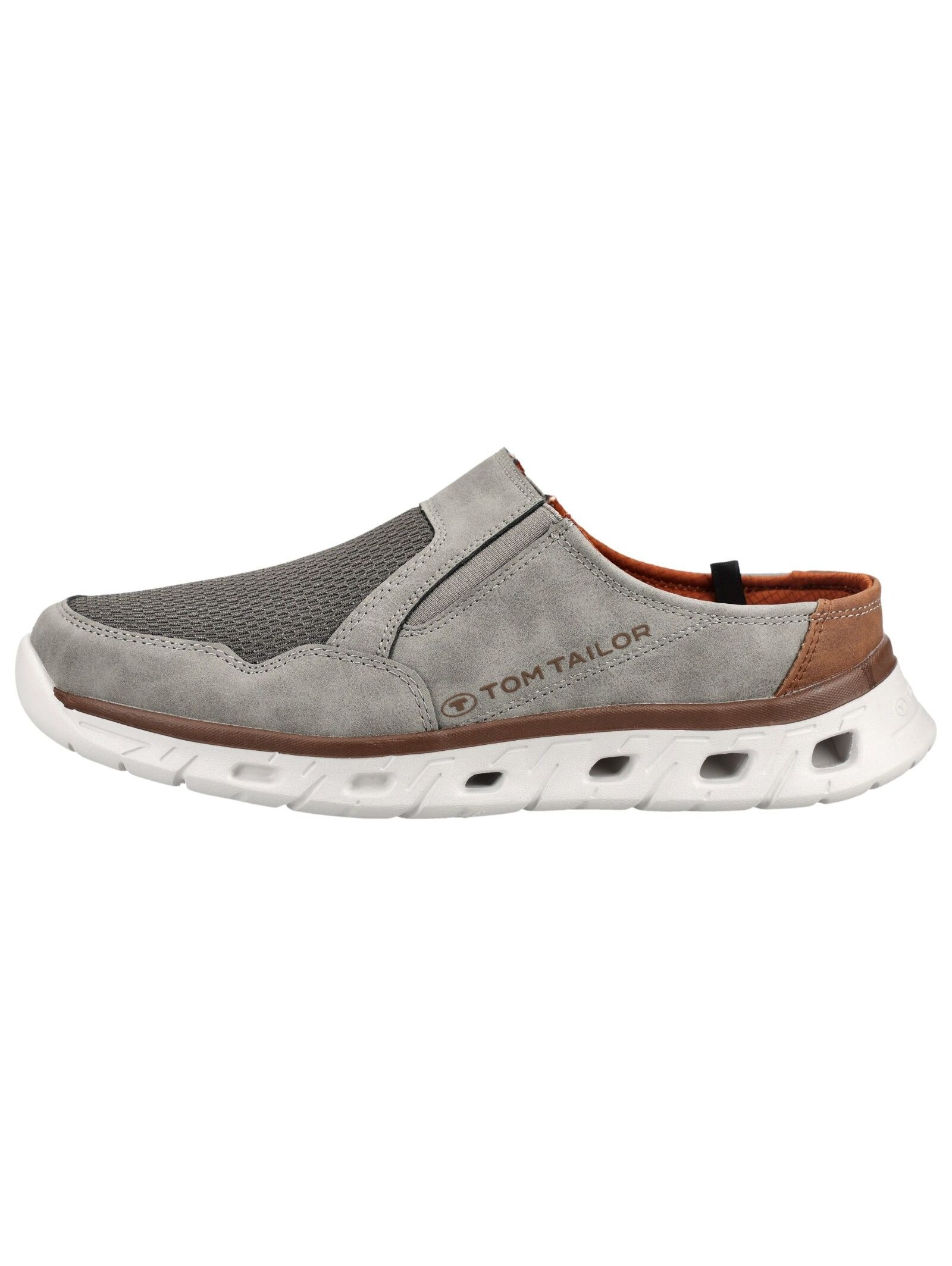 TOM TAILOR Pantolette "Tom Tailor Pantoletten Lederimitat/Textil" günstig online kaufen