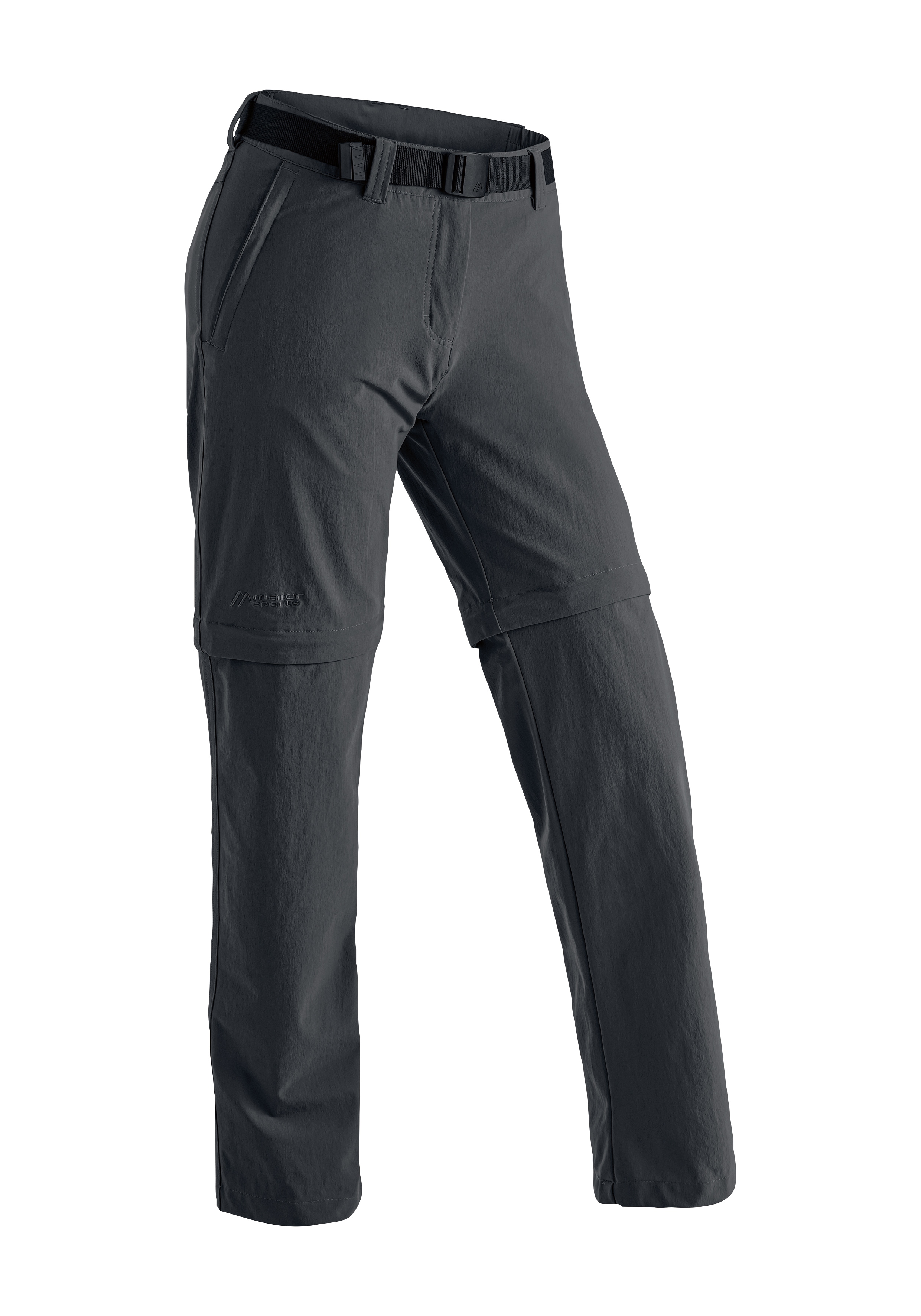 Maier Sports "Nata 2" Damen Zip-Off Wanderhose, atmungsaktive Trekkinghose, Regular Fit