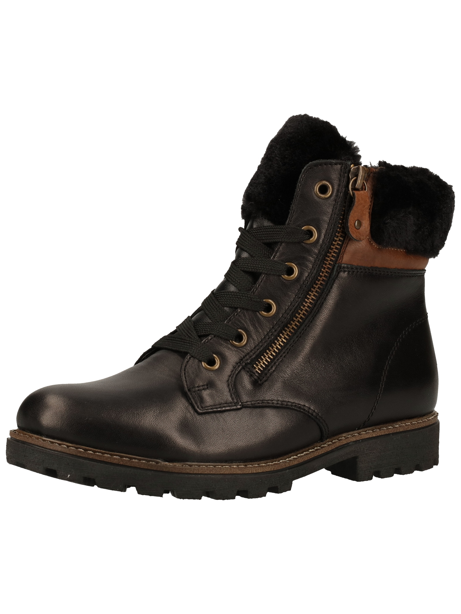 Remonte Schnürstiefelette "Remonte Stiefelette Glattleder" günstig online kaufen