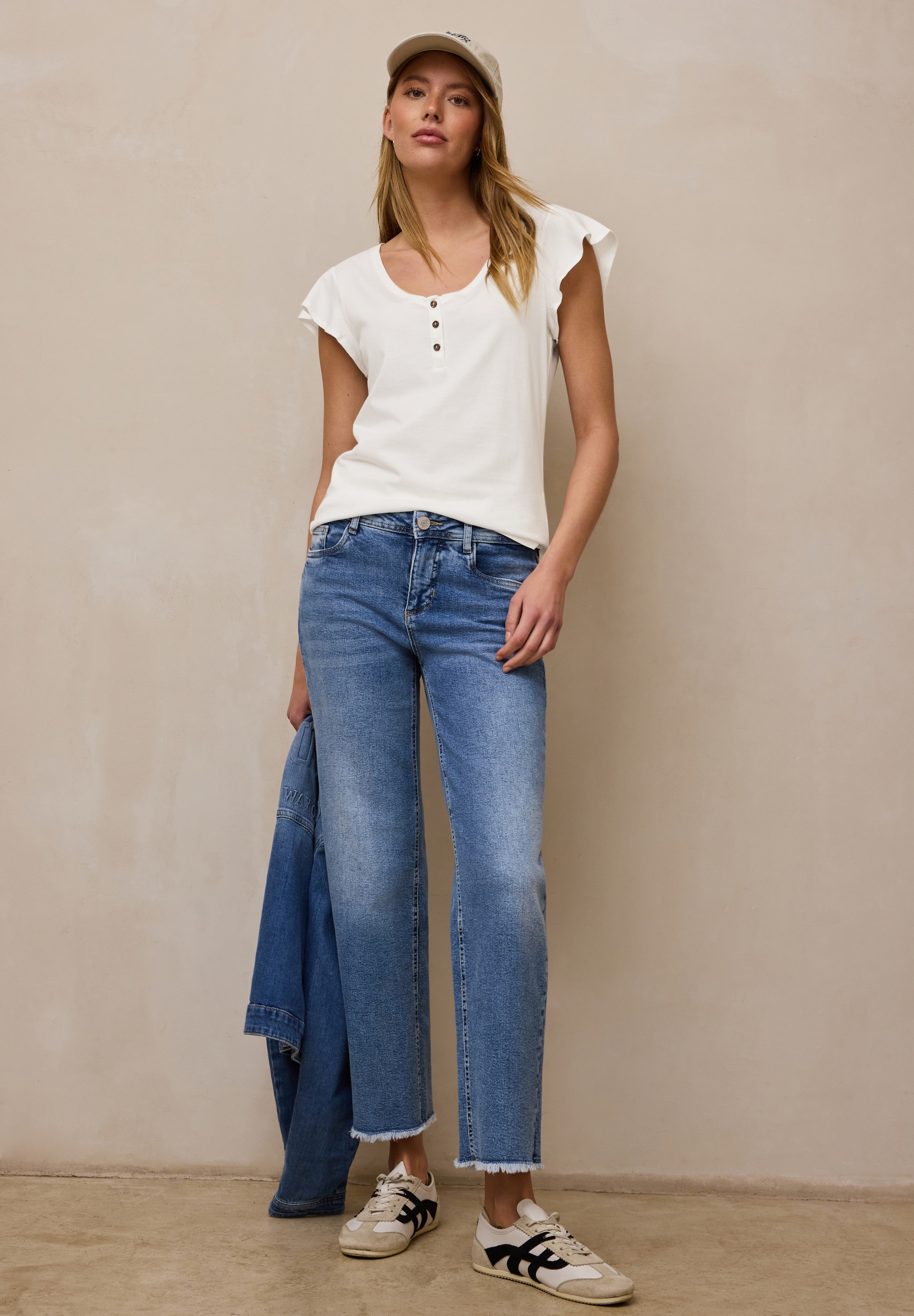 STREET ONE STUDIO V-Shirt Jersey