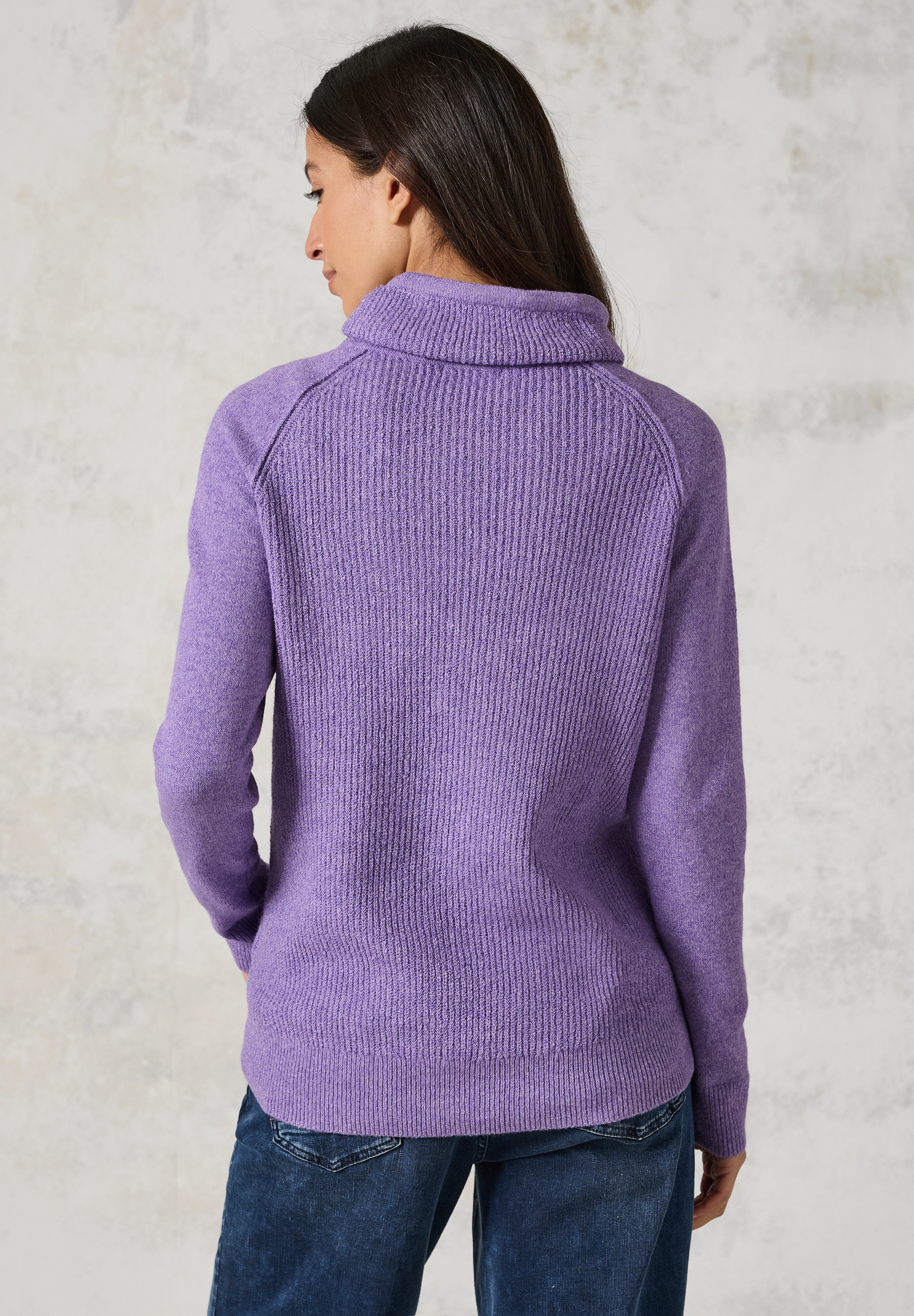 Cecil Rollkragenpullover, mit Kragen