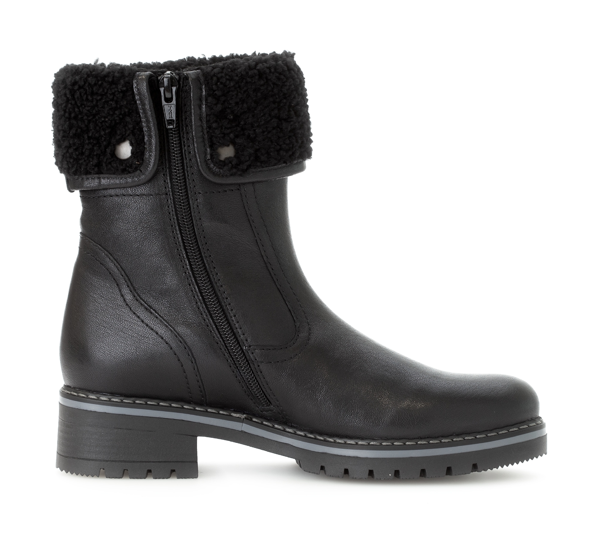 Gabor Winterboots »GENUA«, Blockabsatz, Winterstiefelette, mit Reißverschluss, G-Weite