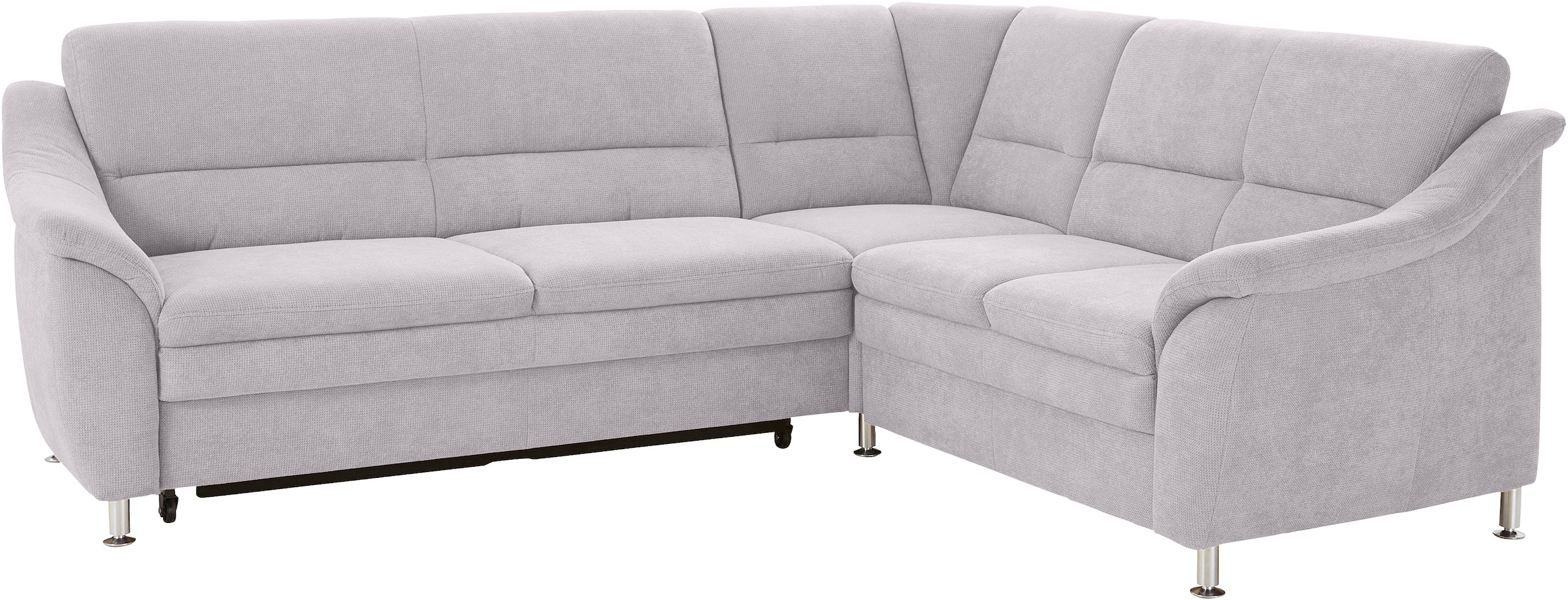 sit&more Ecksofa "Cardoso L-Form" mit Federkern, wahlweise mit Schlaffunktion und Schubkasten