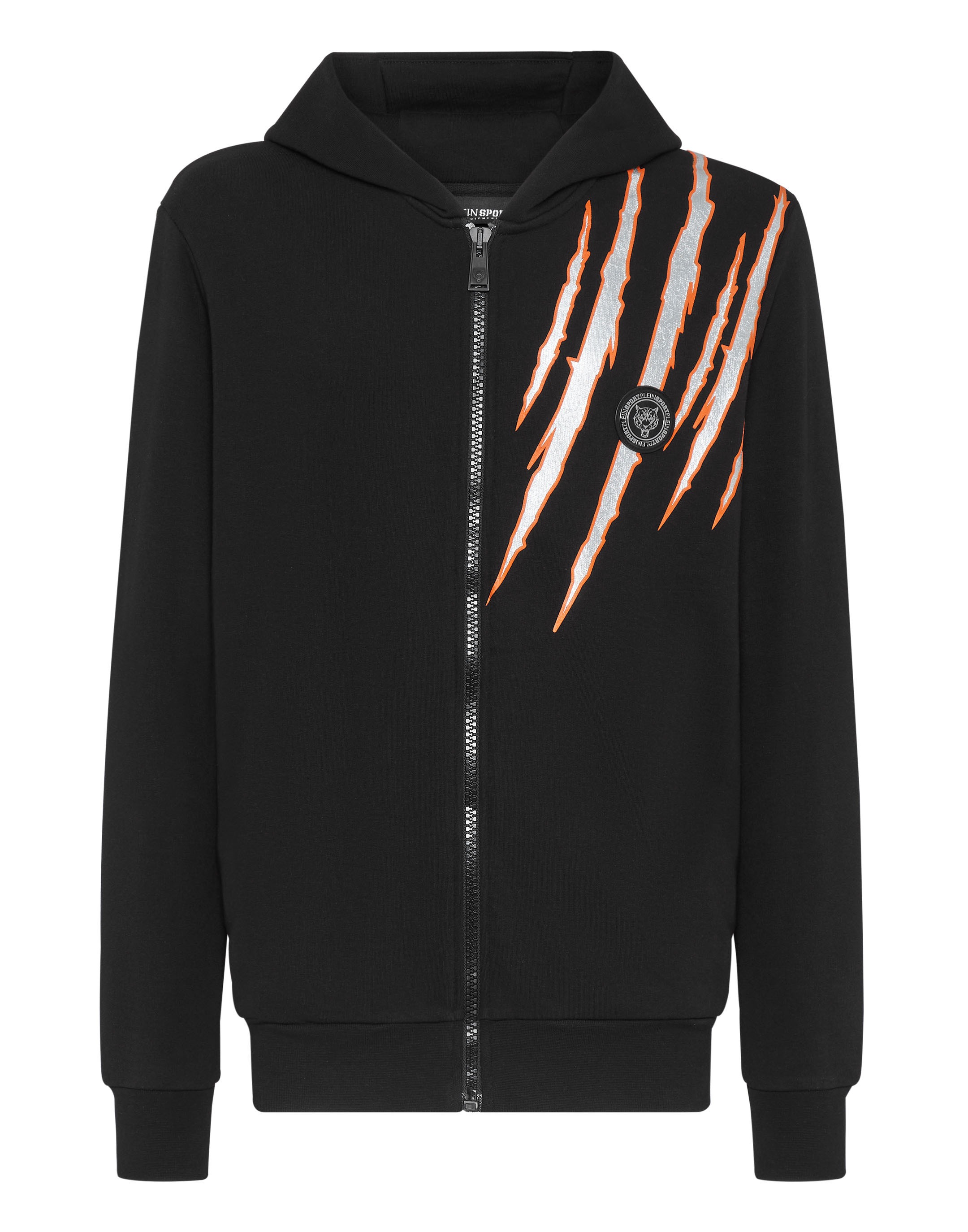 PLEIN SPORT Kapuzensweatjacke "Scratch"