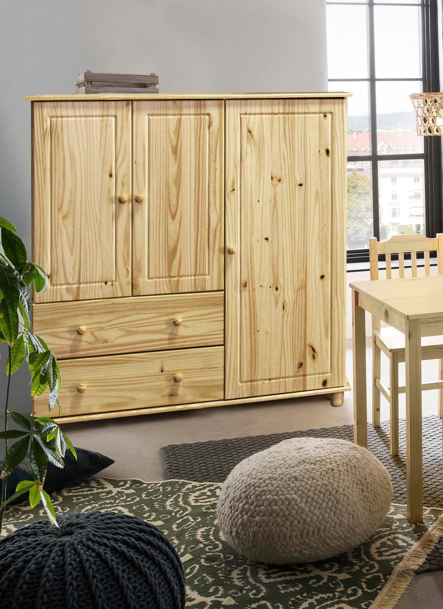 Home affaire Komoda (1 St.) 2 Schubladen su Metallf...