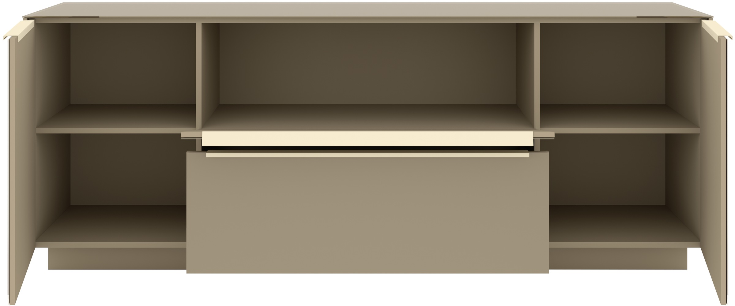 set one by Musterring Lowboard »Reno« 1 Stk. tlg. Mit Sockel in diversen Farben, 71 cm Höhe & Farbauswahl