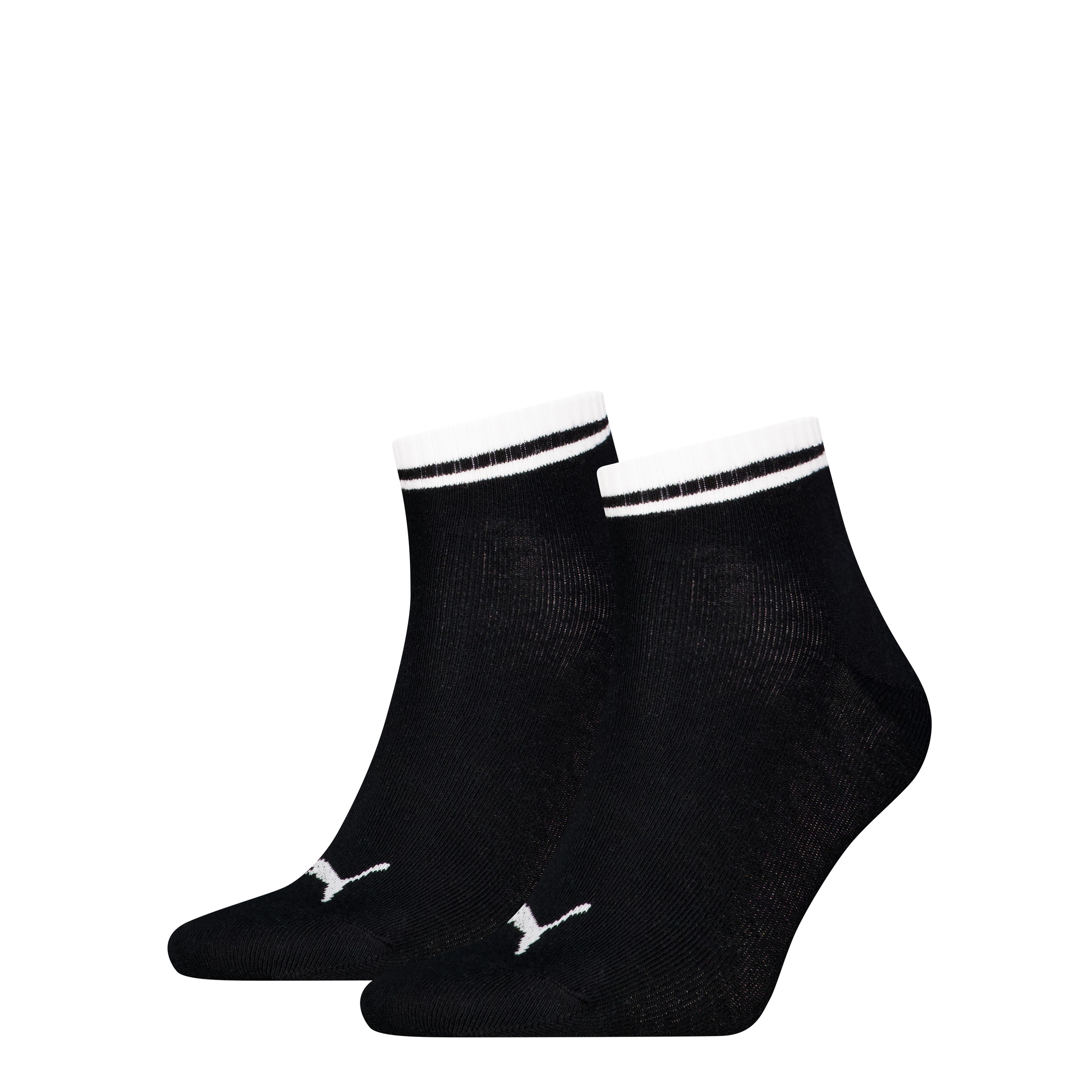 PUMA Kurzsocken "PUMA UNISEX HERITAGE QUARTER 2P" 2 Paar, mit Kontraststeif günstig online kaufen