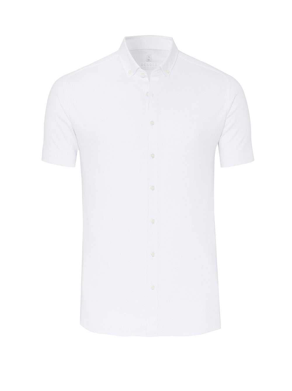 DESOTO Kurzarmhemd »Casual Modern BD 1/2«, Mit Rundhalsausschnitt