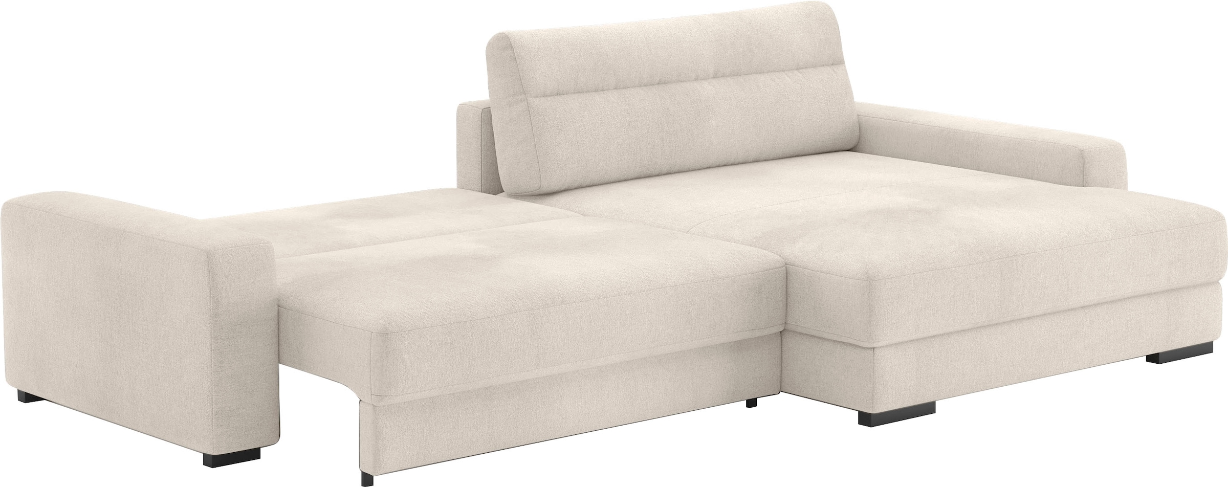 Mr. Couch Ecksofa »Marcello DuraFlex L-Form«, EasyBett, Bettkasten, Kaltschaumpolsterung, bis 140 kg belastbar