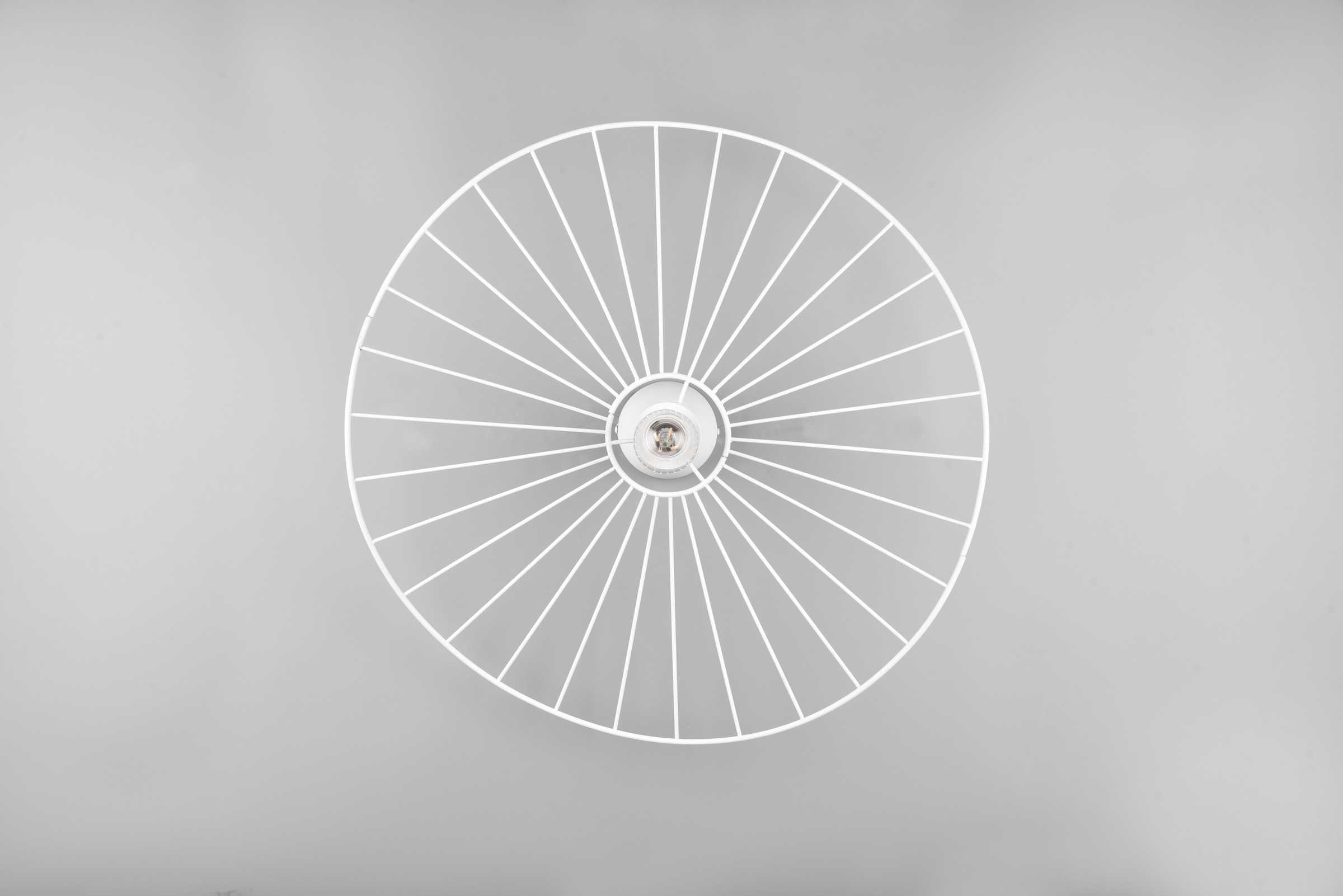 REALITY Leuchten Deckenleuchte »CHAPEAU, Deckenlampe exkl 1xE27 max 40W Ø60cm Schlafzimmer Deckenlampe«, 1 flammig, Leuchtmittel E27 | Leuchtmittel wechselbar, Lampenschirm aus filigranen Metallstreben sorgt für Schatten Effekte