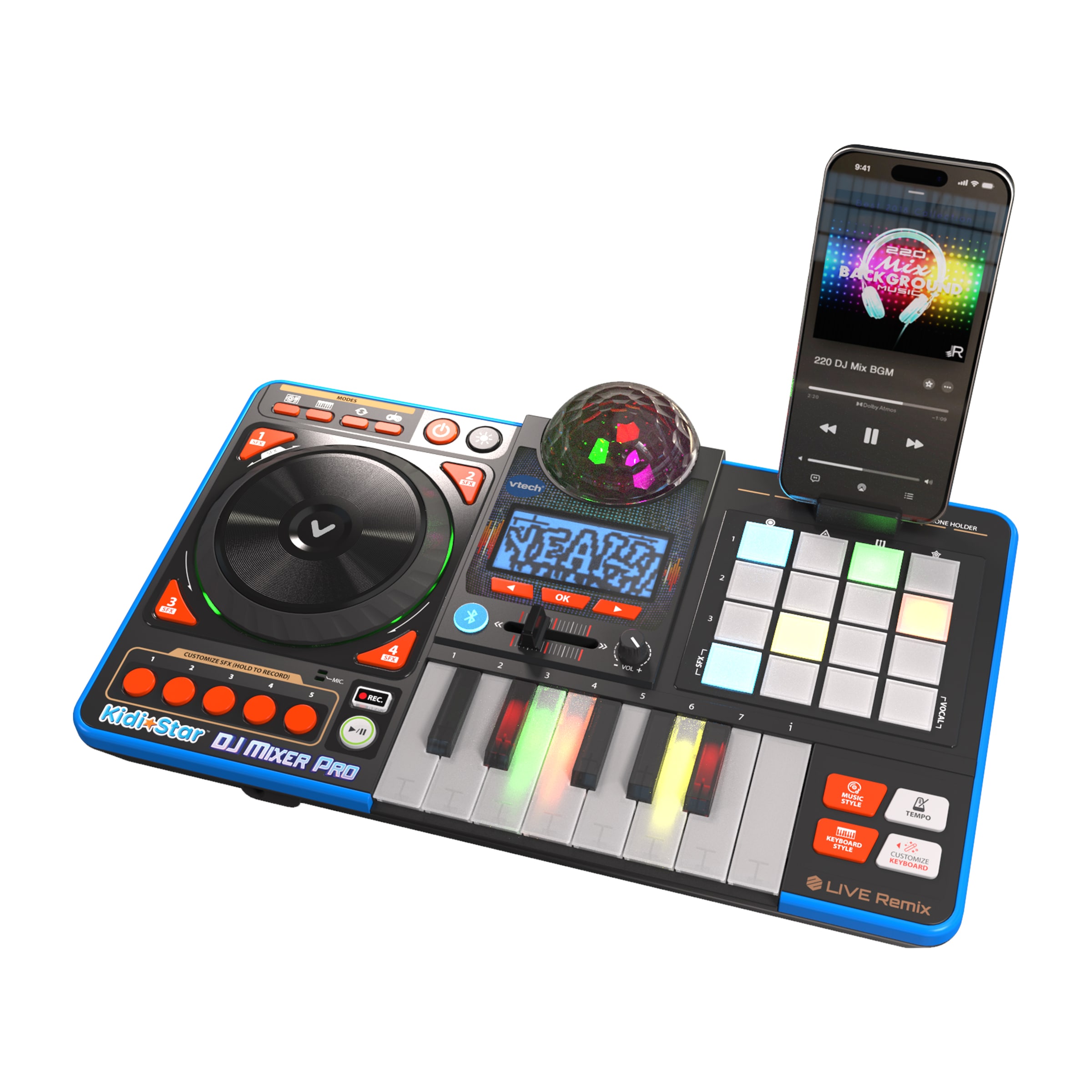 Vtech® Spielzeug-Musikinstrument »Kidi DJ Mix Pro« mit Lichteffekten