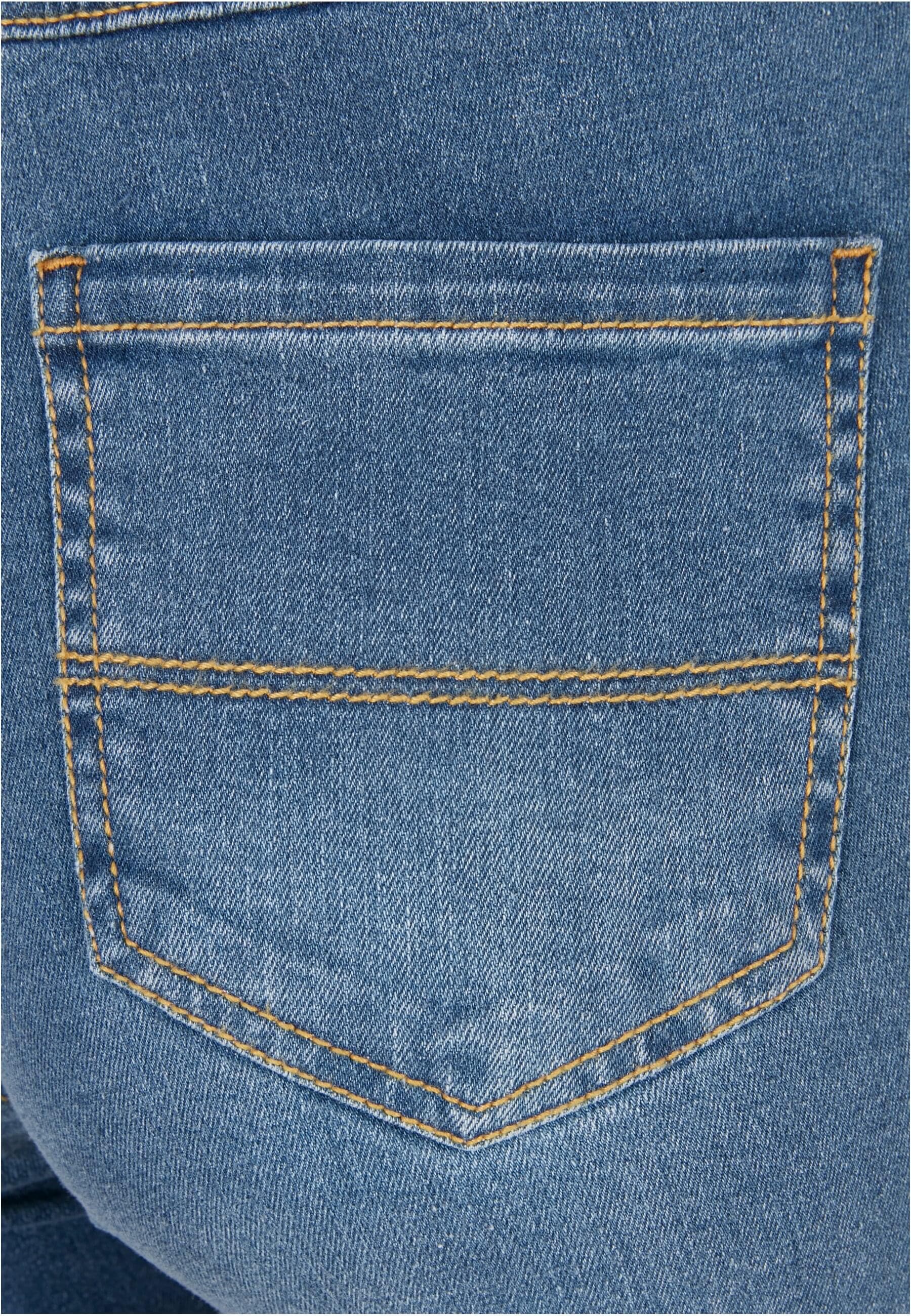 URBAN CLASSICS Bequeme Jeans »Urban Classics Damen Ladies High Waist Flared Denim Pants«, (1 tlg.)