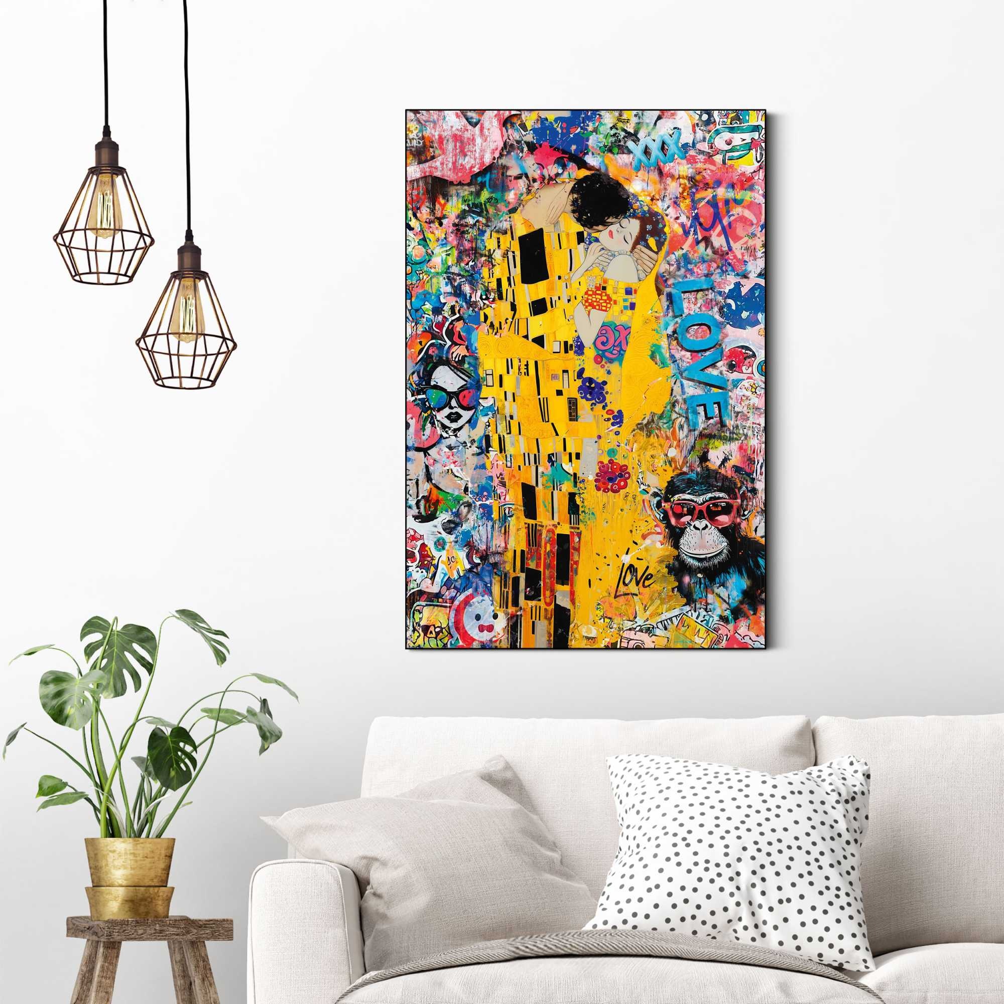 Reinders! Wandbild »The Modern Kiss«