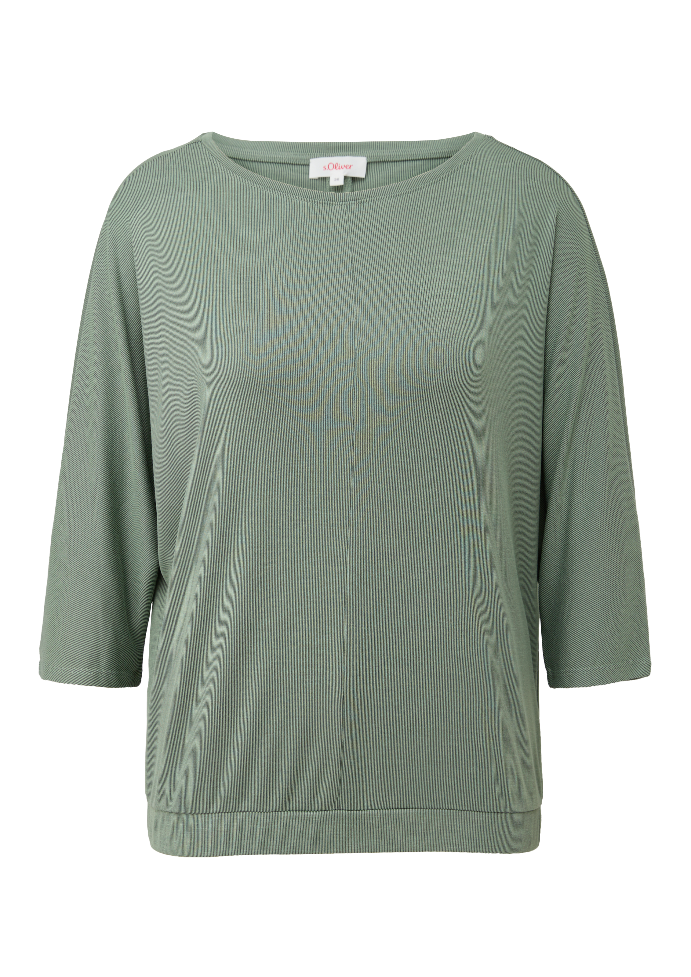 Longsleeve, s.Oliver | BAUR bestellen Optik gerippter online in