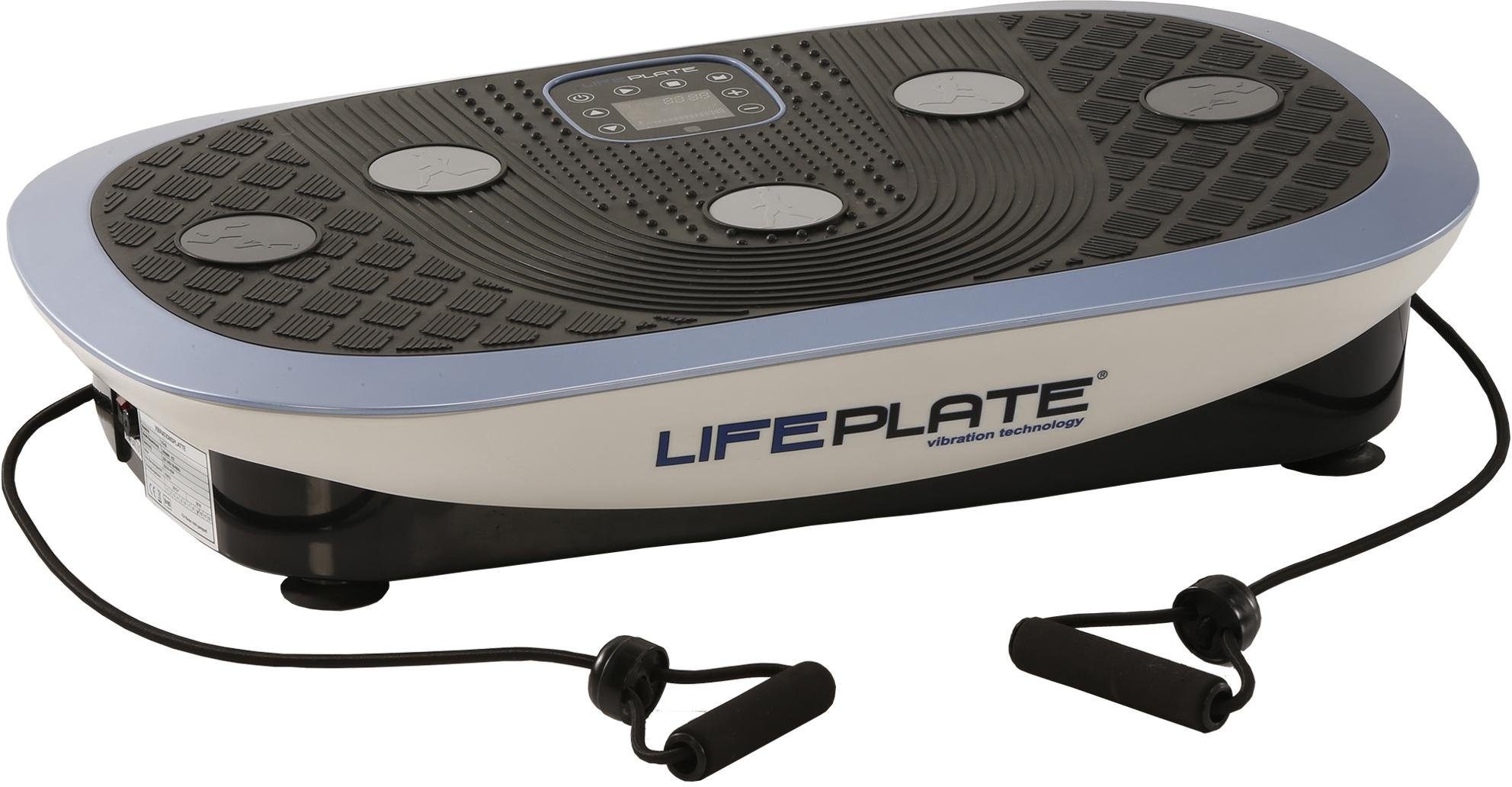 MAXXUS Vibrationsplatte "Lifeplate 4.0", (Set, 3 tlg., mit Trainingsbändern-mit Trainingsplan-mit Unterlegmatte)