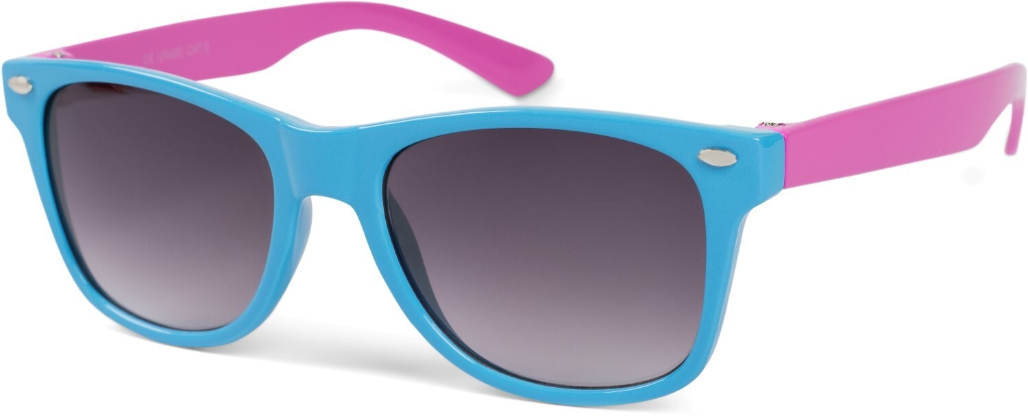 styleBREAKER Wayfarer »Kinder Sonnenbrille Nerd Style« 1 Stk.