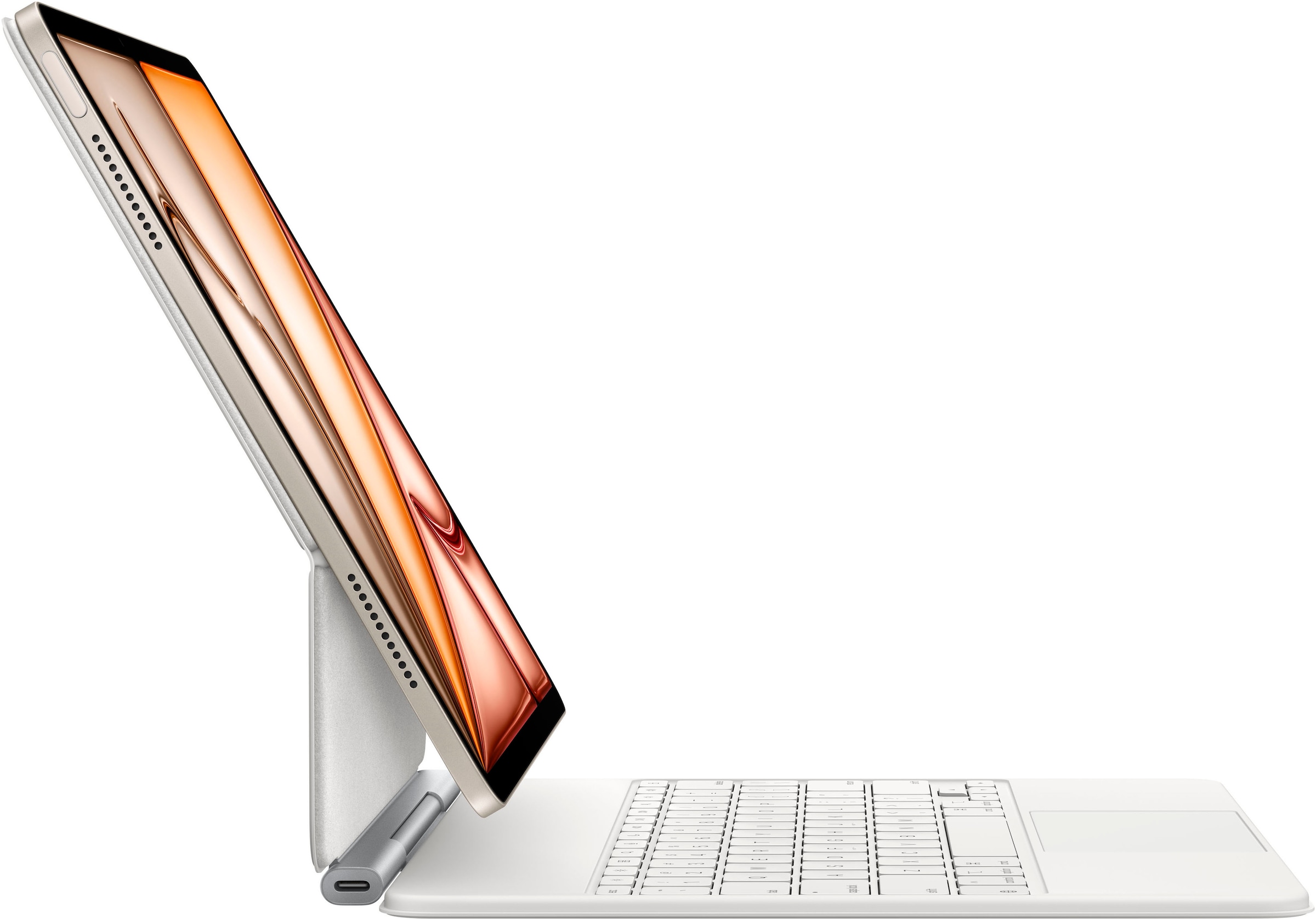 Apple iPad-Tastatur »Magic Keyboard für das 13" iPad Air (M3)«, (Funktionstasten-Touchpad-USB-Anschluss)