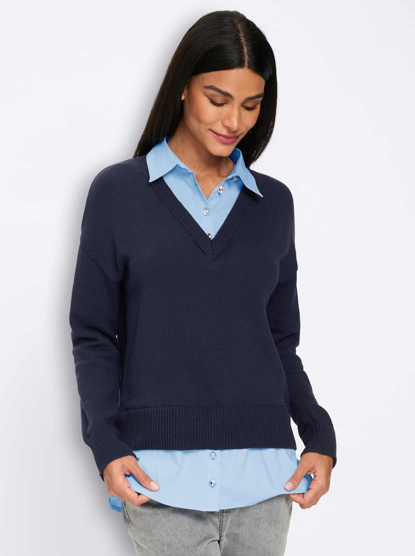 heine 2-in-1-Pullover "2-in-1-Pullover"