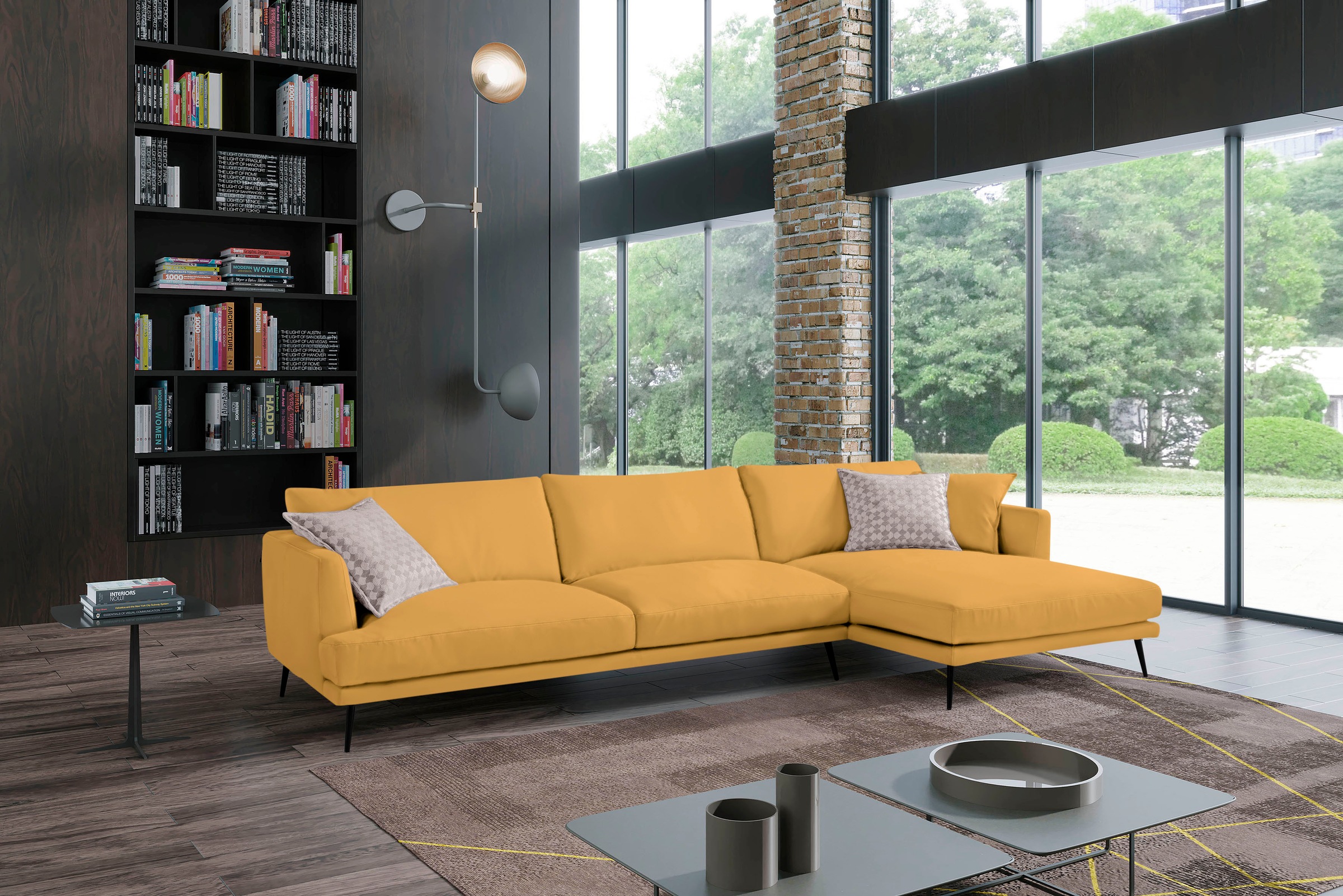 Egoitaliano Ecksofa "Sophia, Designsofa mit extrakomfortablem Sitzkomfort, günstig online kaufen