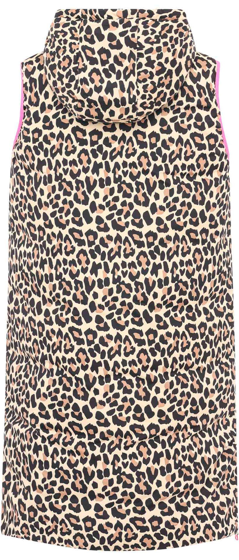Zwillingsherz Reversible Vest Leopard Beige Size XL 3