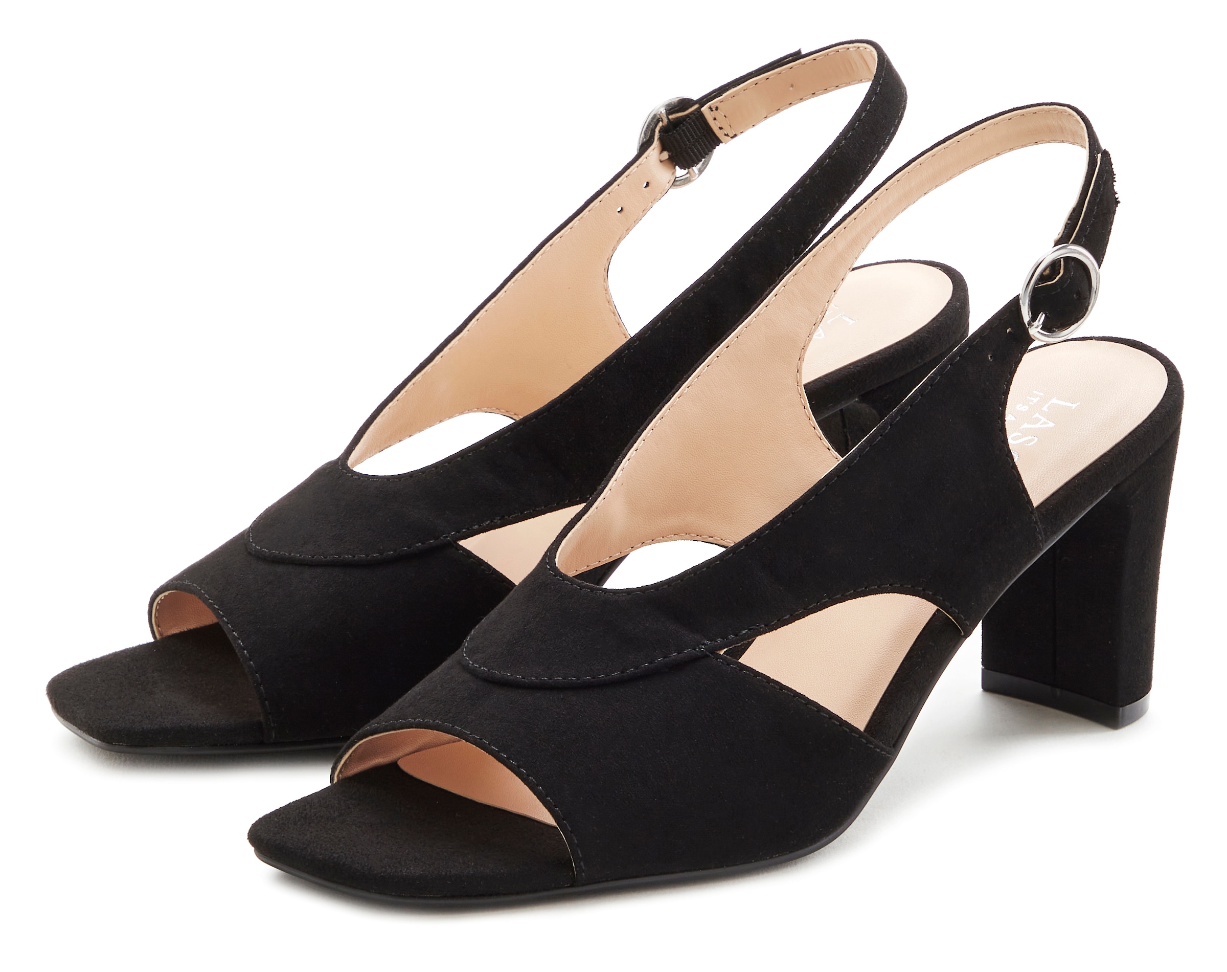 LASCANA Sandalette "Sling-Sandalette, Sandale, Sommerschuh,", mit raffinier günstig online kaufen