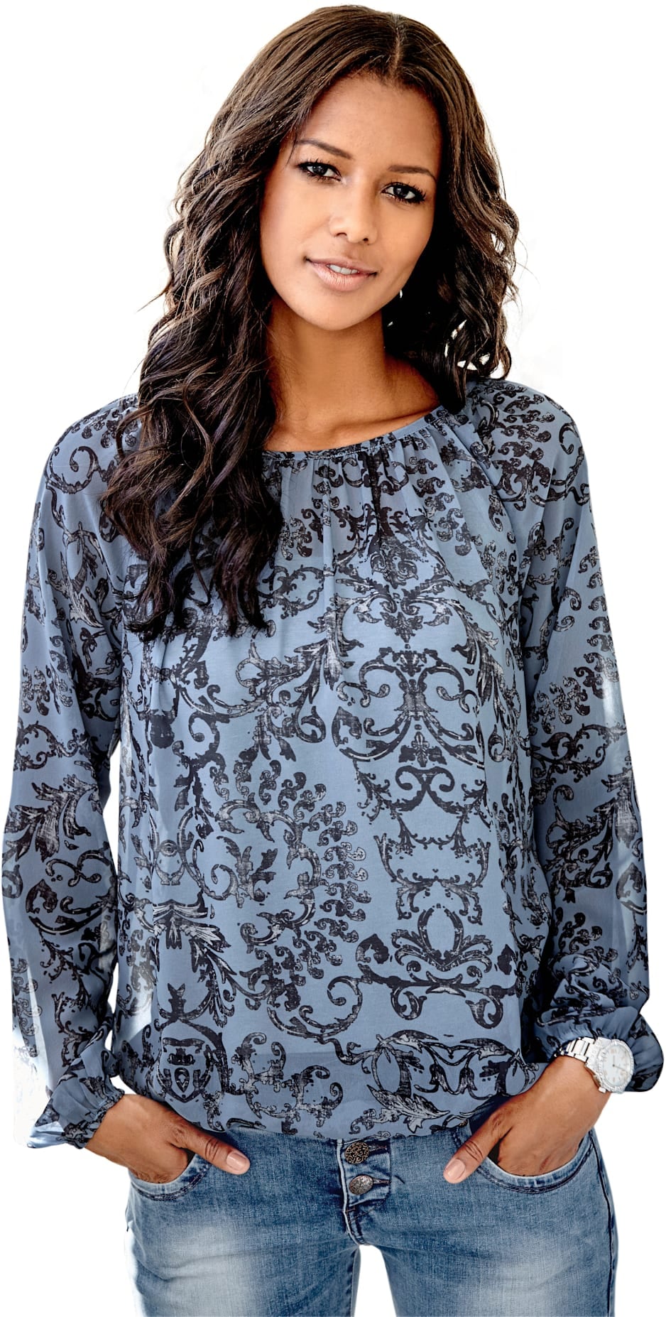 heine Druckbluse