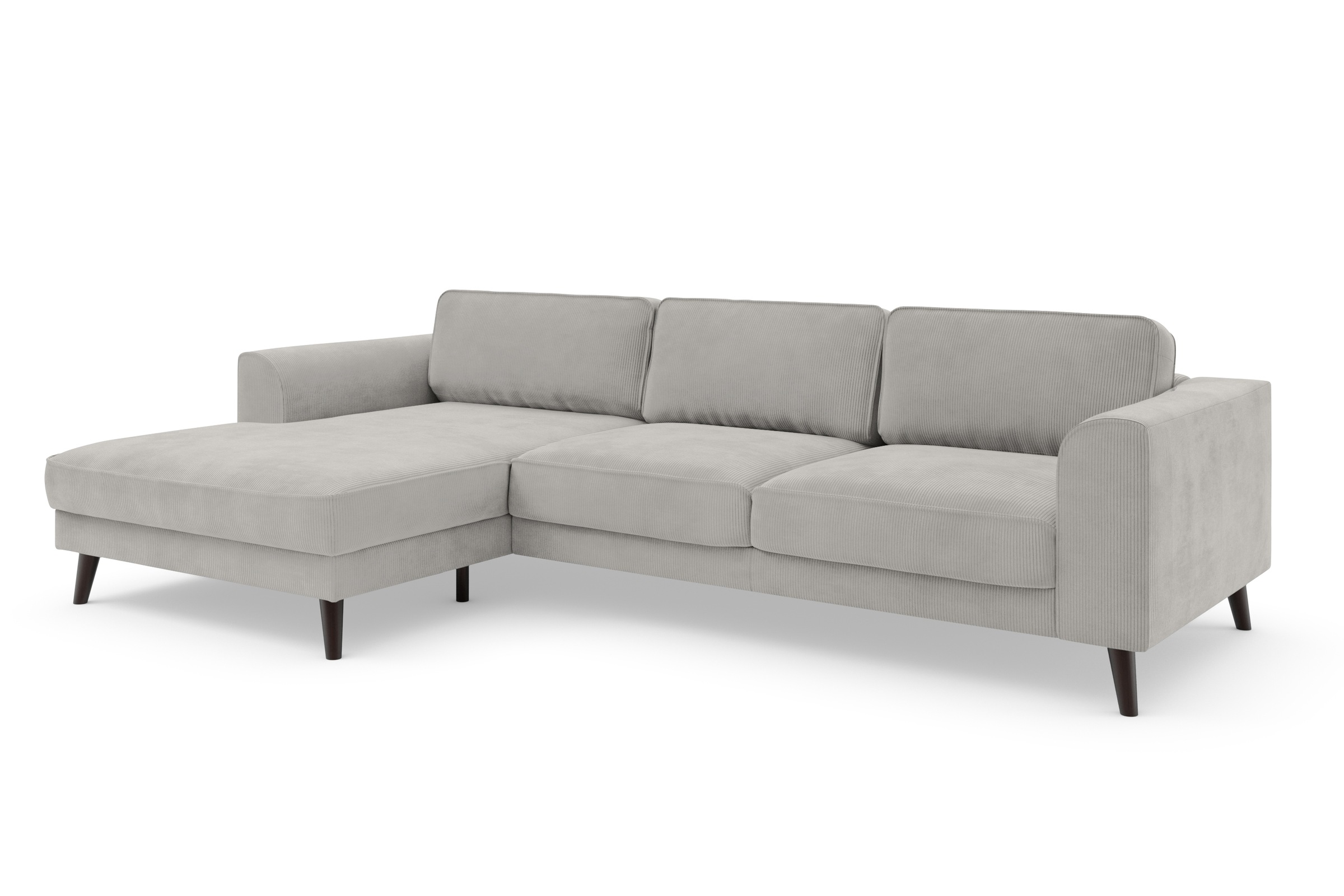 TRENDMANUFAKTUR Ecksofa »Lumber Jack, elegantes Designsofa, zeitlos modern, hoher Sitzkomfort«, wahlweise mit Bettfunktion u. Bettkasten, L-Form