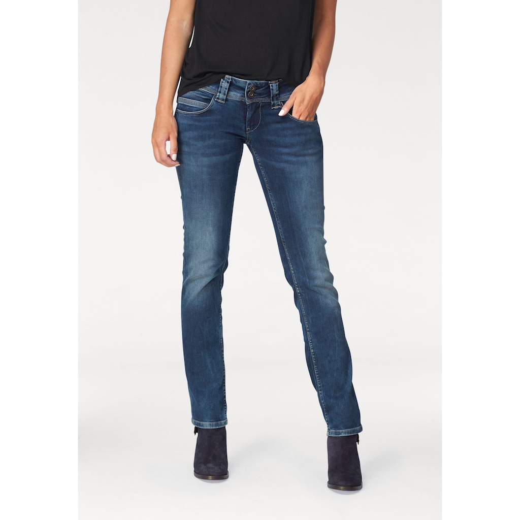 Pepe Jeans Regular-fit-Jeans »VENUS«, mit Badge