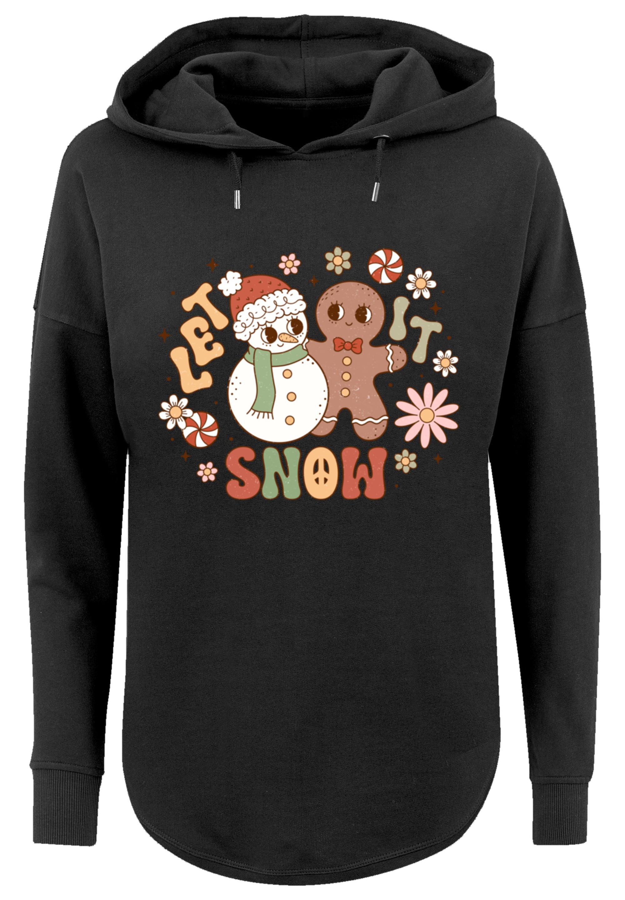 F4NT4STIC Kapuzenpullover »Let It Snow Gingerbread«, Premium Qualität, Weihnachts-Kollection