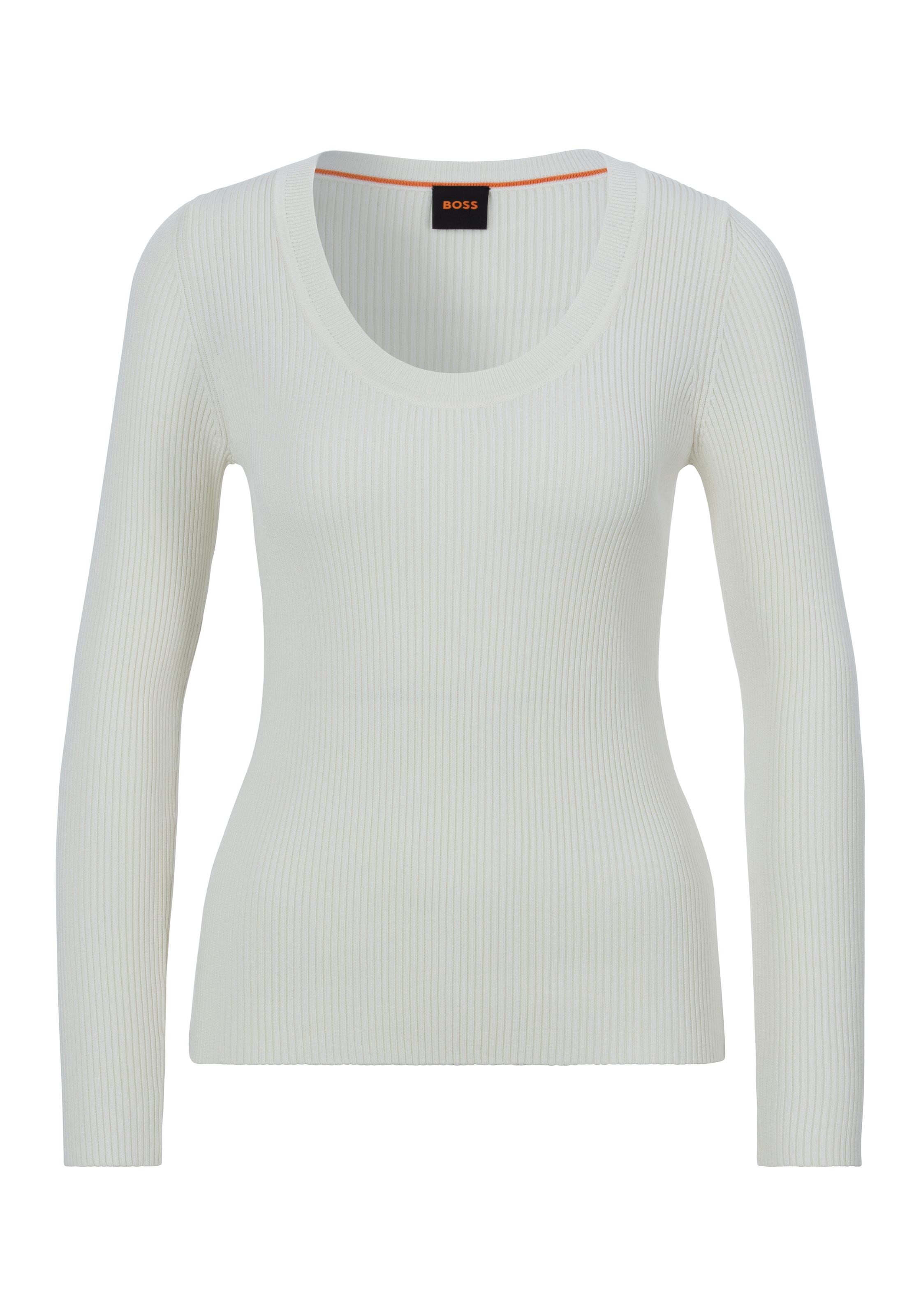 BOSS ORANGE Strickpullover "C Faradiso", mit tiefem Ausschnitt günstig online kaufen