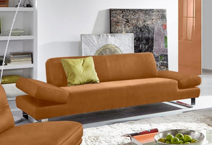 W.SCHILLIG 2-Sitzer "taboo Designsofa mit hohem Sitzkomfort, Breite 202cm, Sitztiefe 59cm" mit Normaltiefe, inklusive Armlehnenverstellung