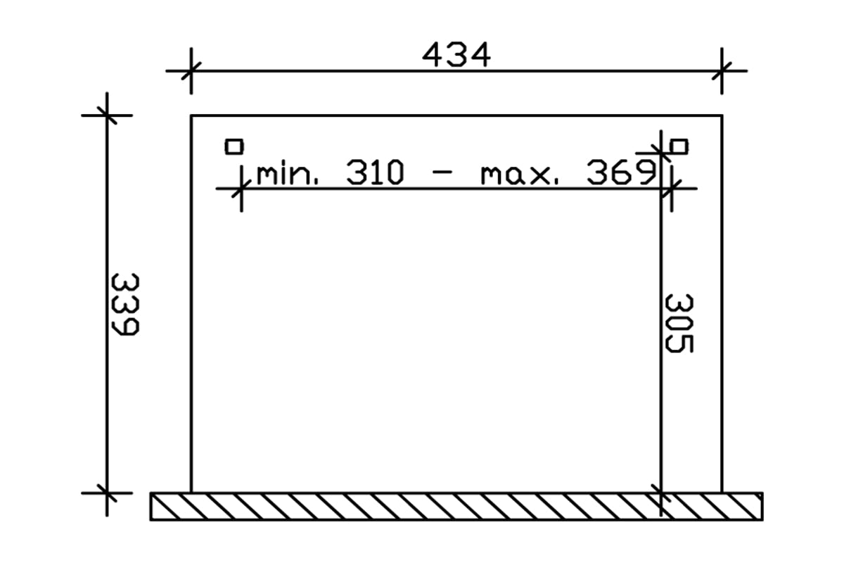 Skanholz Terrassendach »Verona«