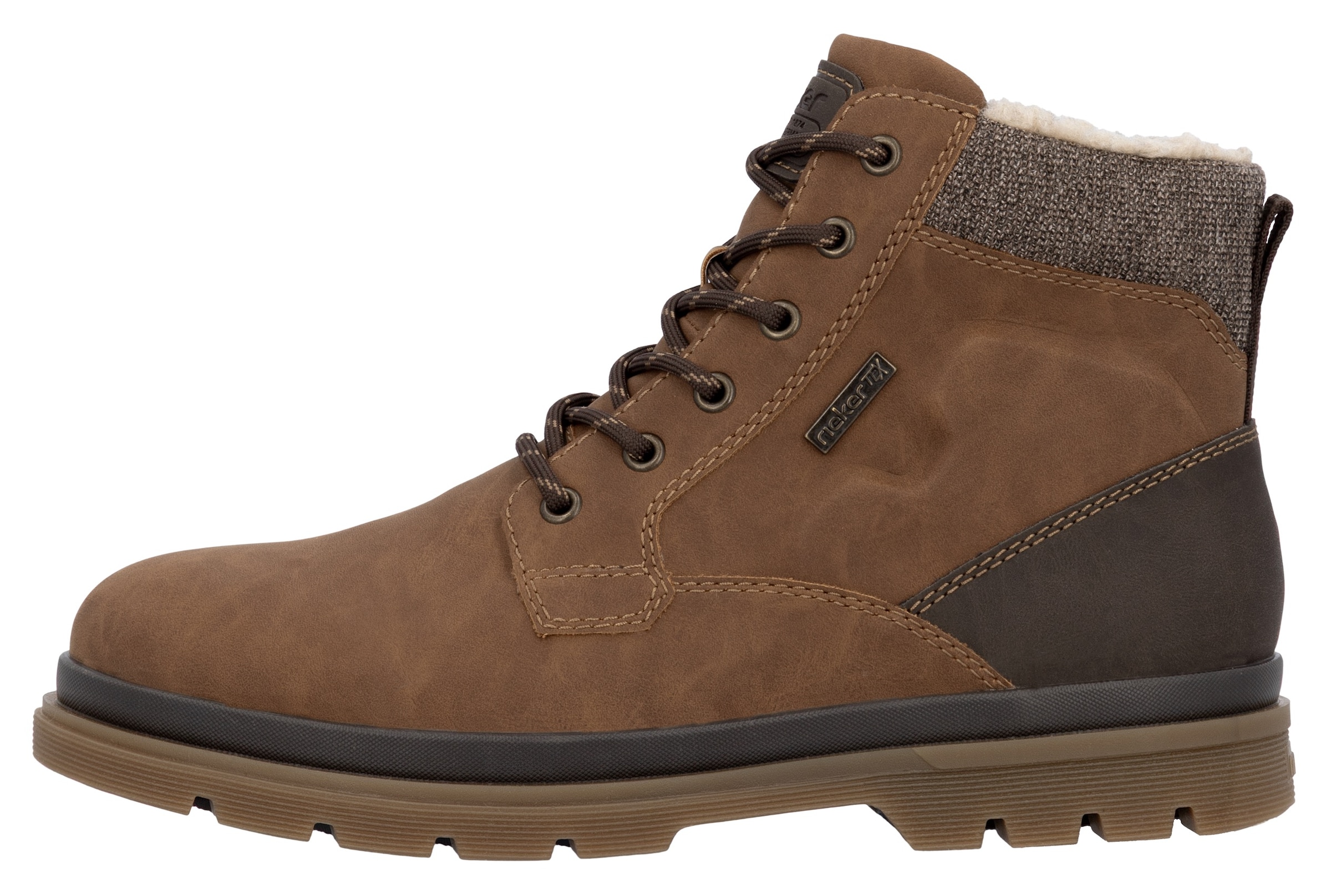 Rieker Winterstiefelette, Winterboots, Schnürboots mit Innenreißverschluss und RiekerTex